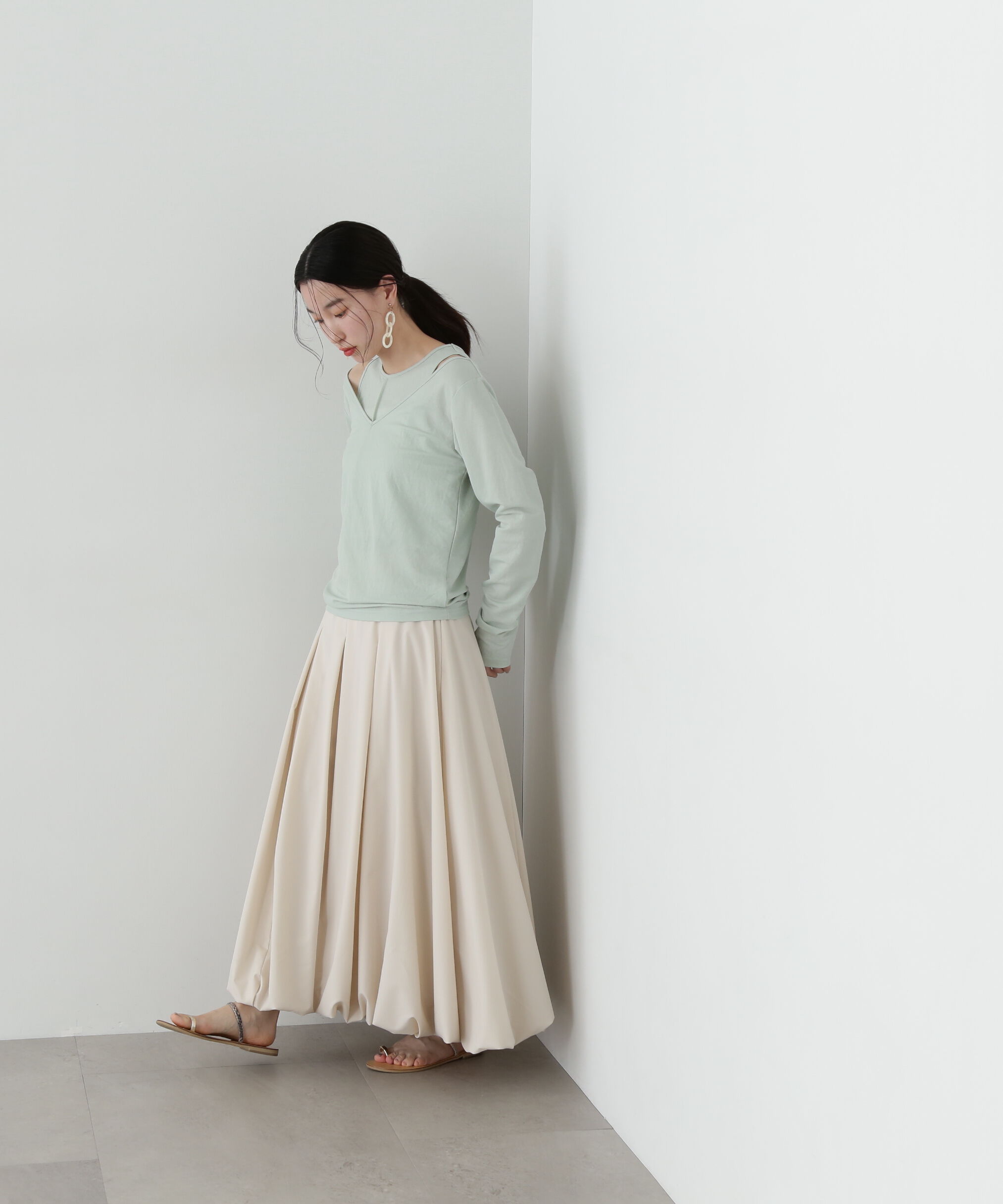  「バルーンタックスカート」|スカート|