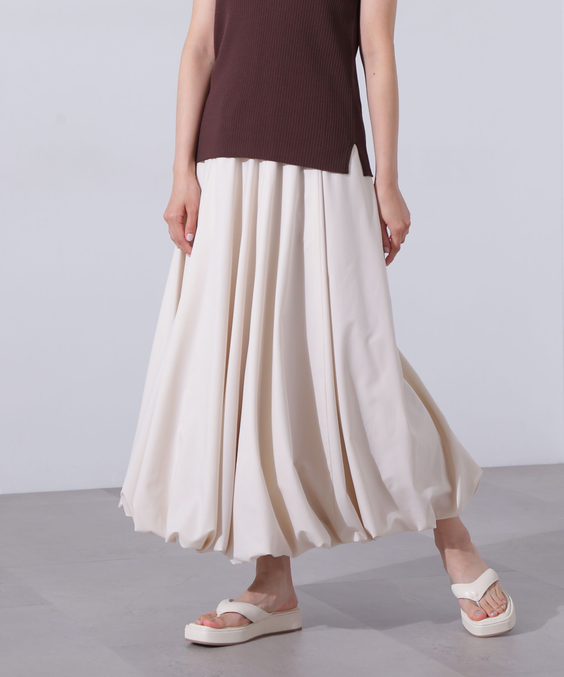  「バルーンタックスカート」|スカート|