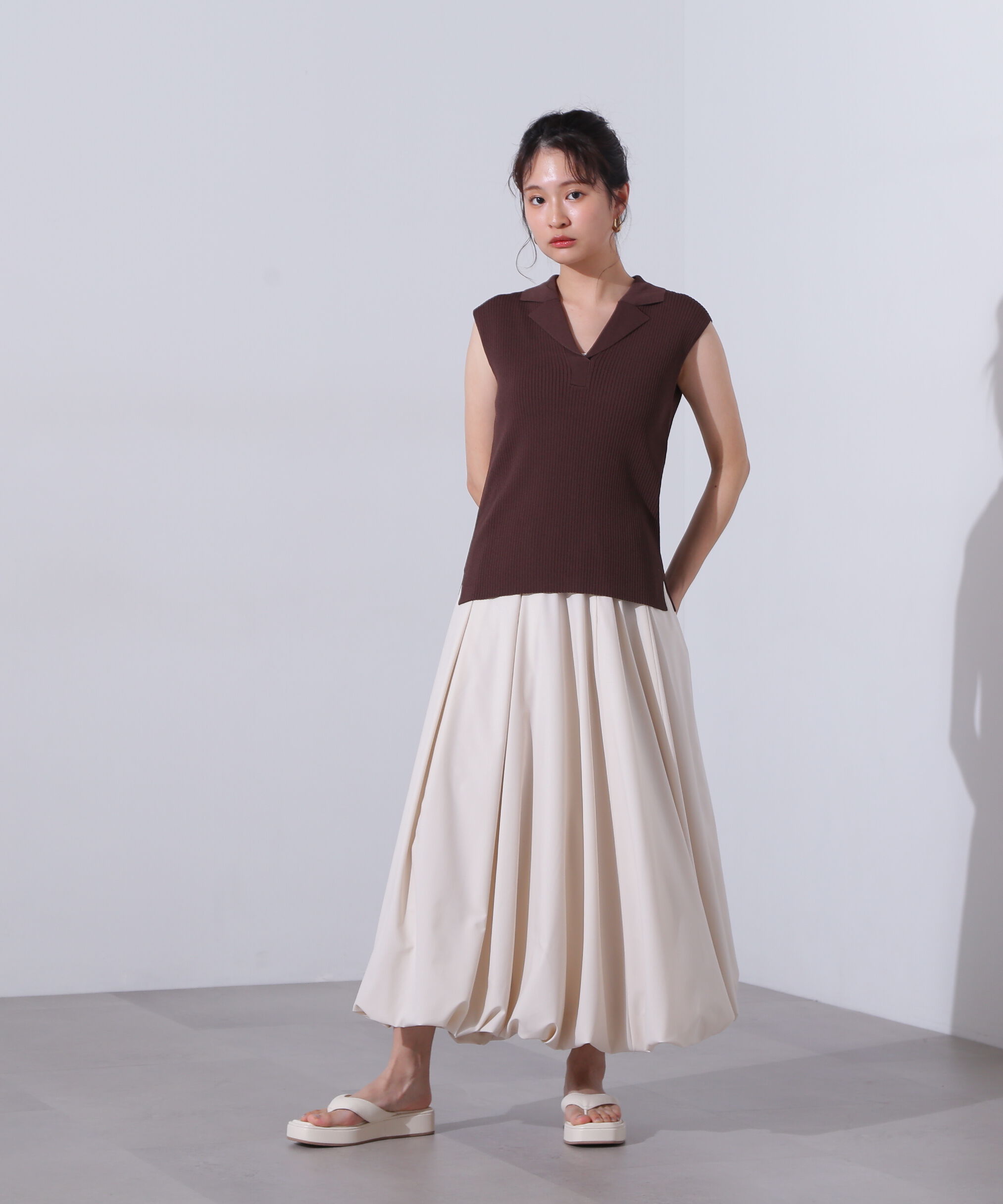  「バルーンタックスカート」|スカート|