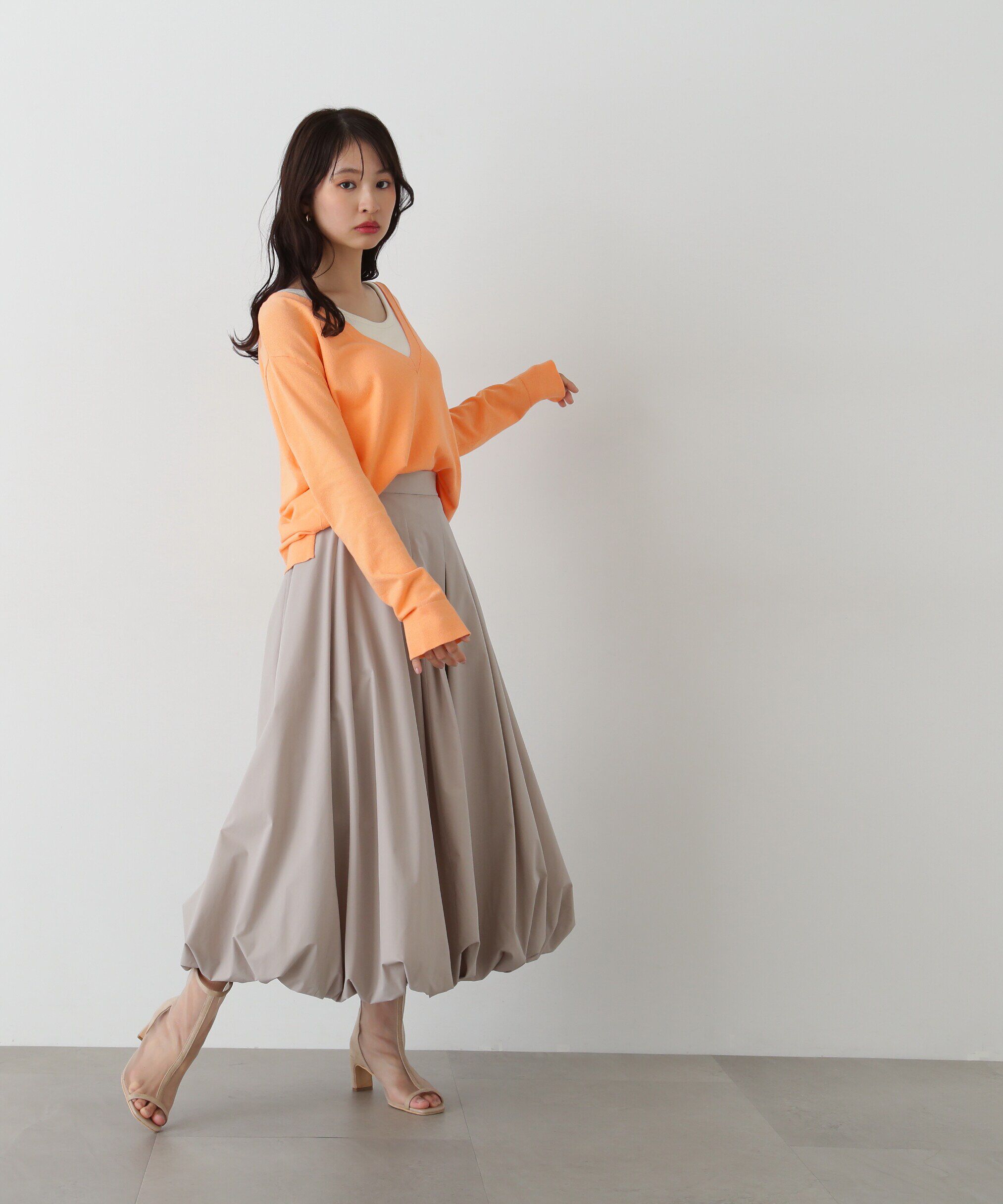  「バルーンタックスカート」|スカート|