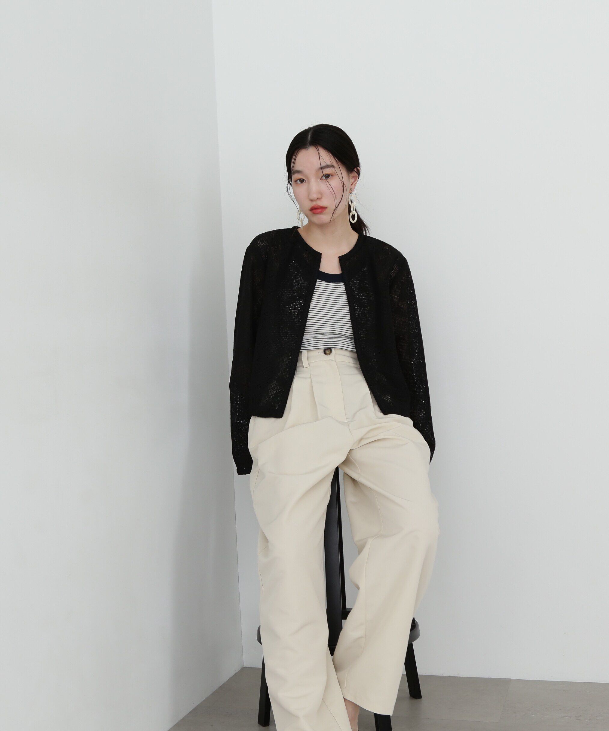  「レース羽織ブラウス」|シャツ・ブラウス|