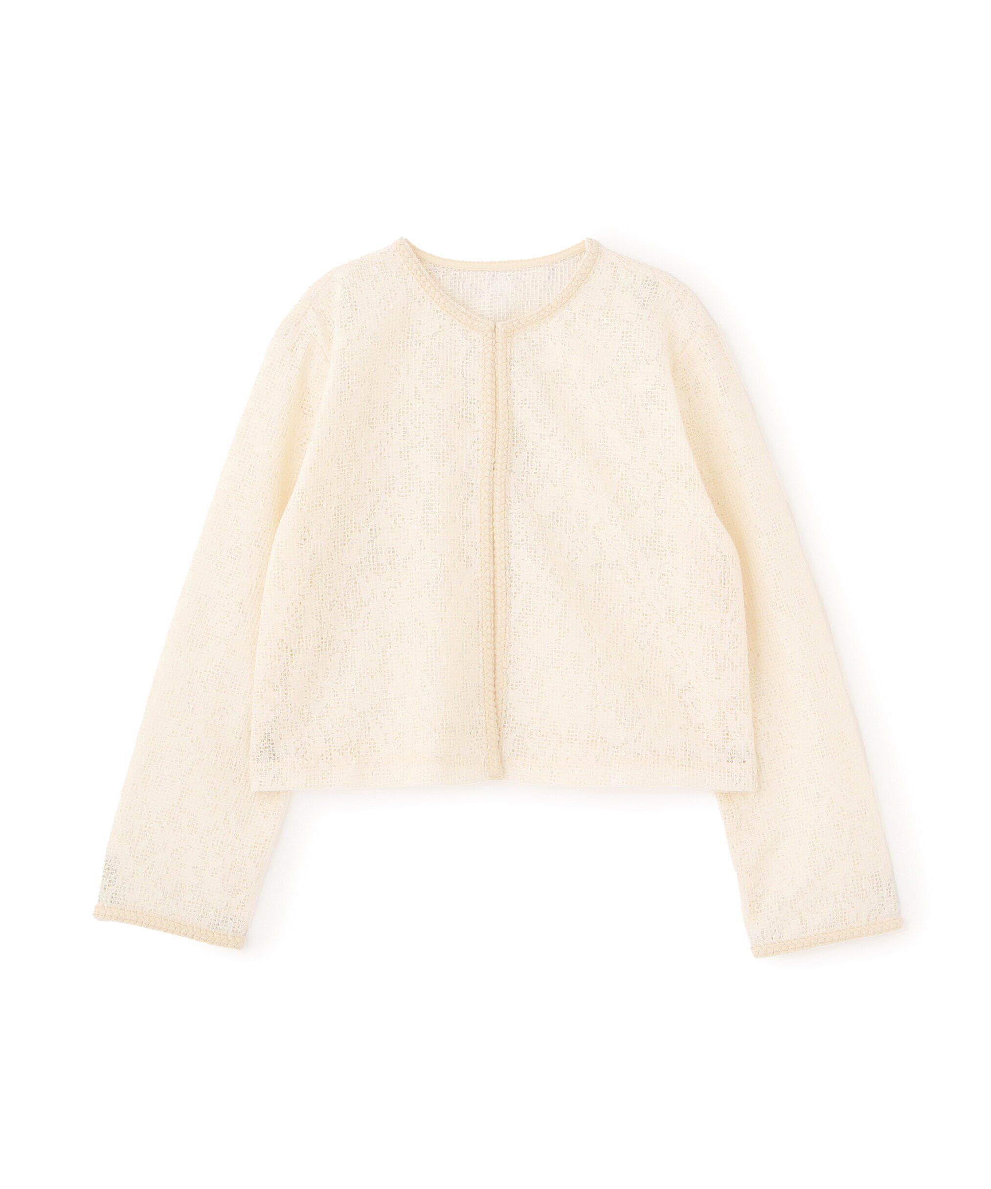  「レース羽織ブラウス」|シャツ・ブラウス|