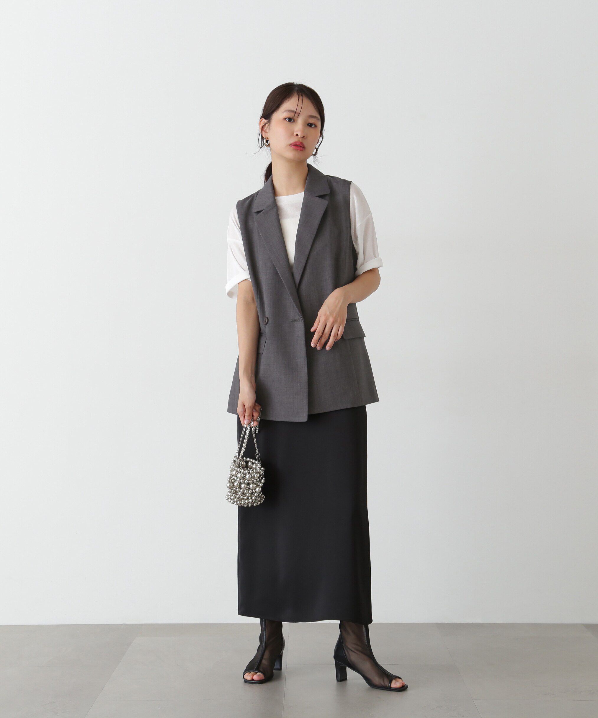  「テーラードダブルジレ」|ブルゾン・スタジャン|