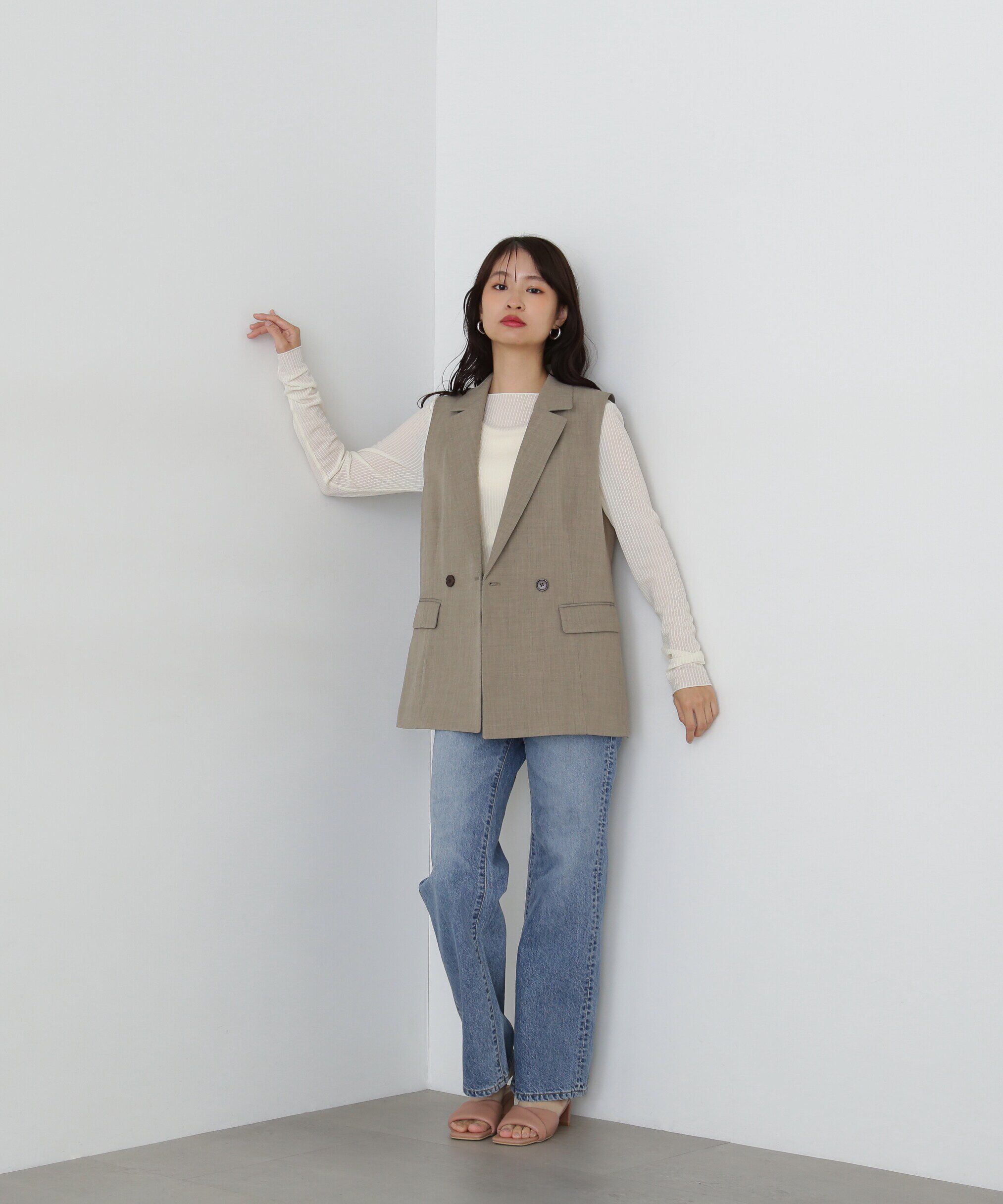  「テーラードダブルジレ」|ブルゾン・スタジャン|