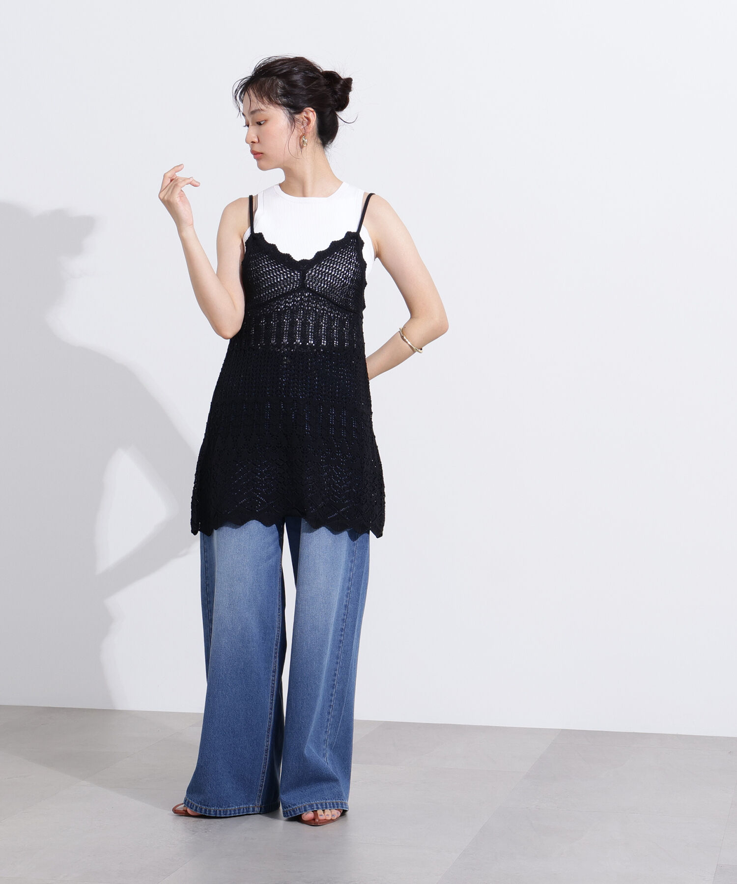  「ライトオンスワイドデニムパンツ」|その他|