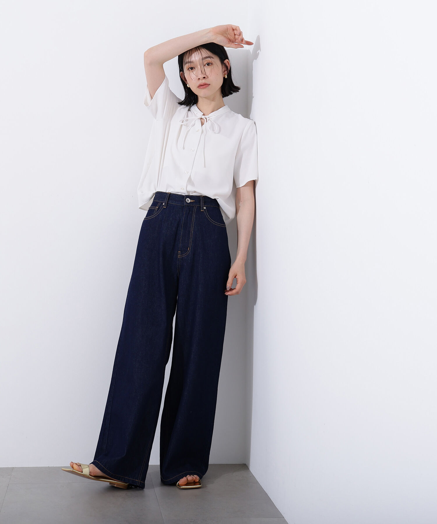  「ライトオンスワイドデニムパンツ」|その他|