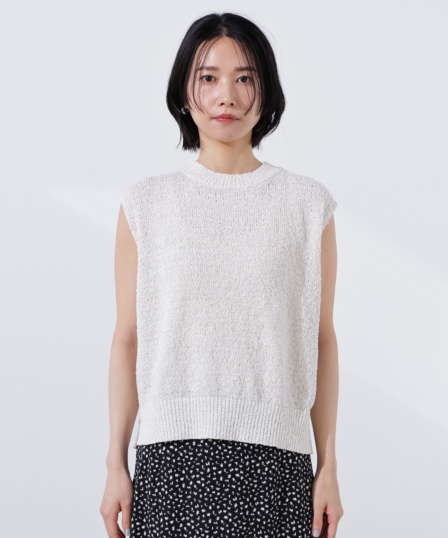  「ボクシーフレンチラメニット」|ニット・セーター|