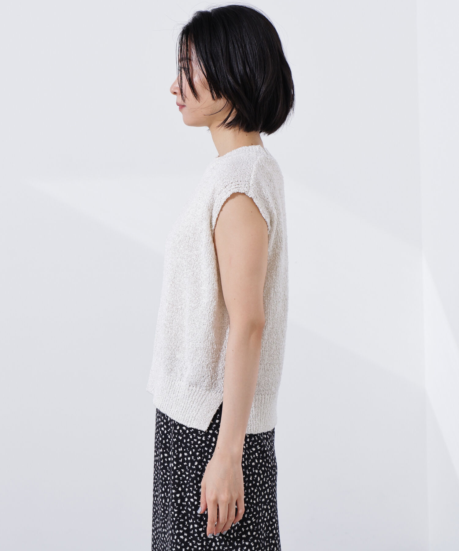  「ボクシーフレンチラメニット」|ニット・セーター|