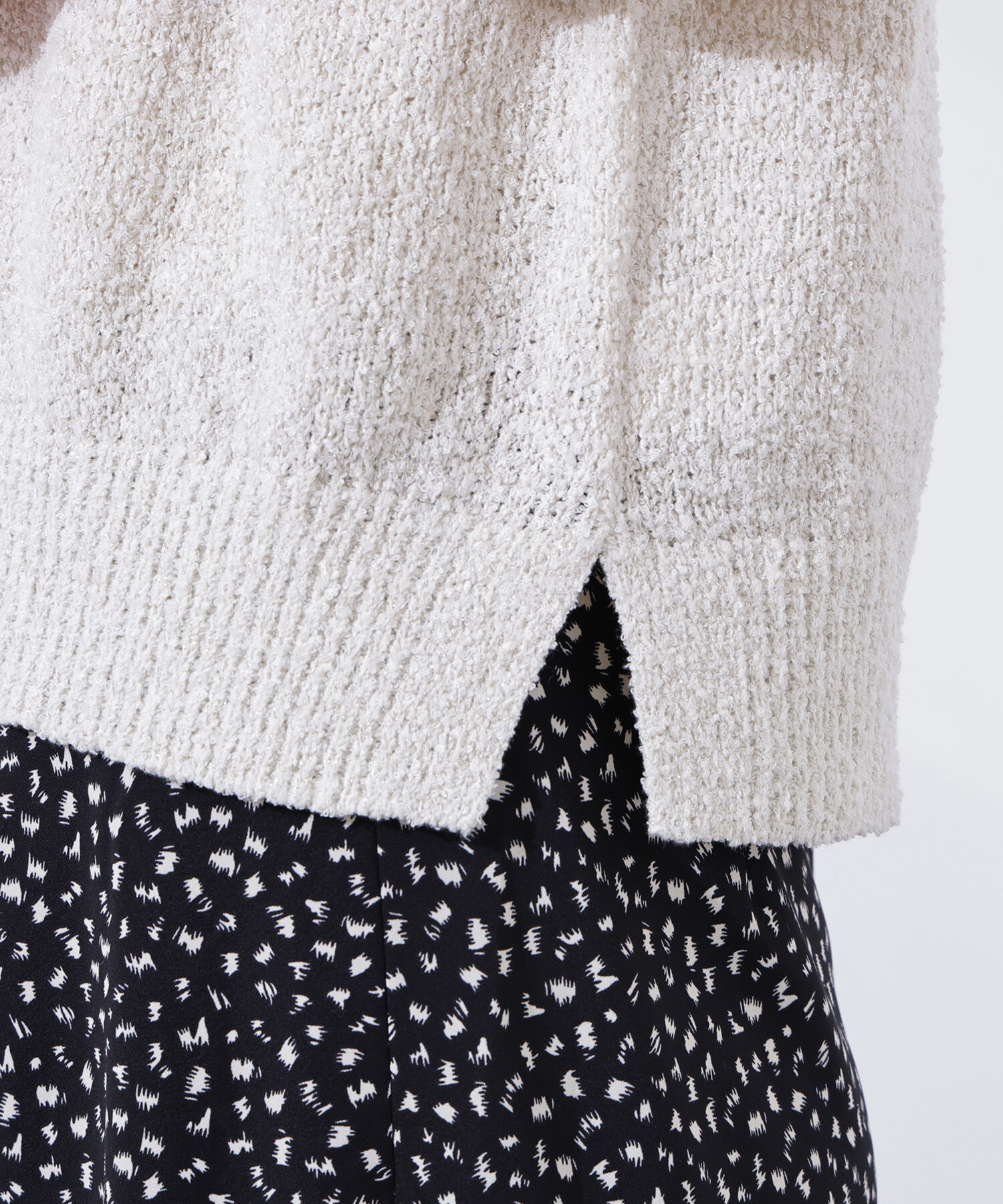  「ボクシーフレンチラメニット」|ニット・セーター|