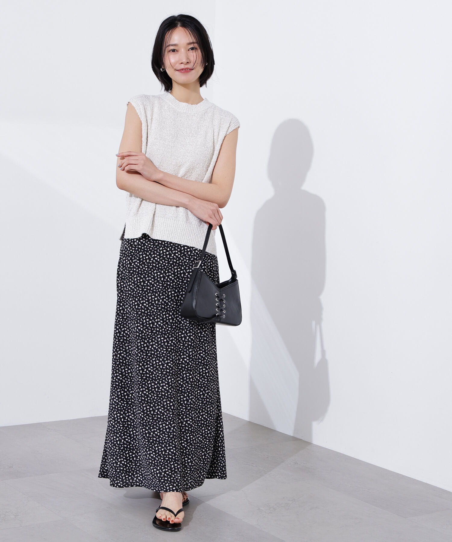  「ボクシーフレンチラメニット」|ニット・セーター|