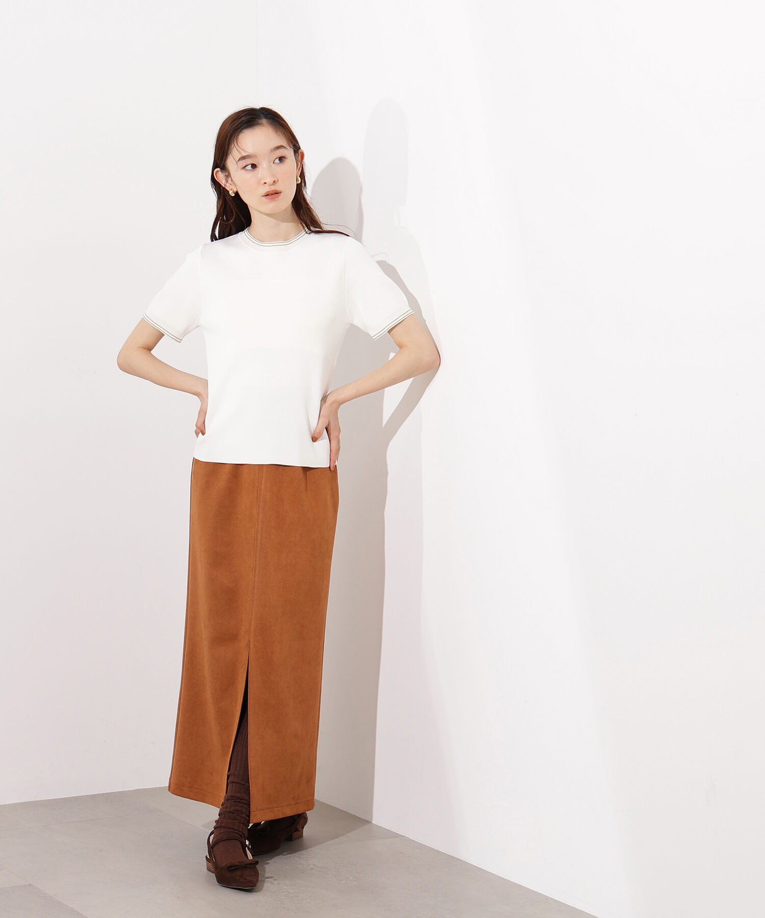  「ラインコンパクトニット」|ニット・セーター|