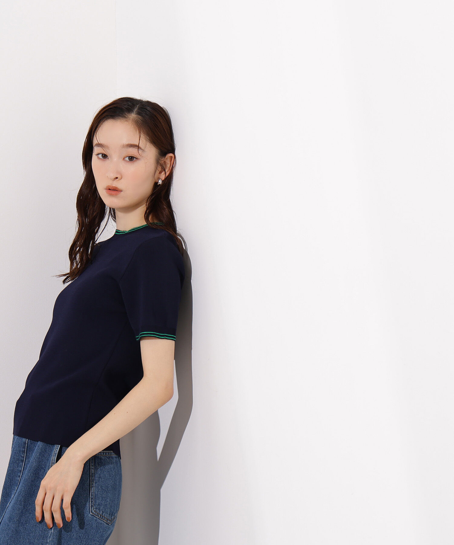  「ラインコンパクトニット」|ニット・セーター|