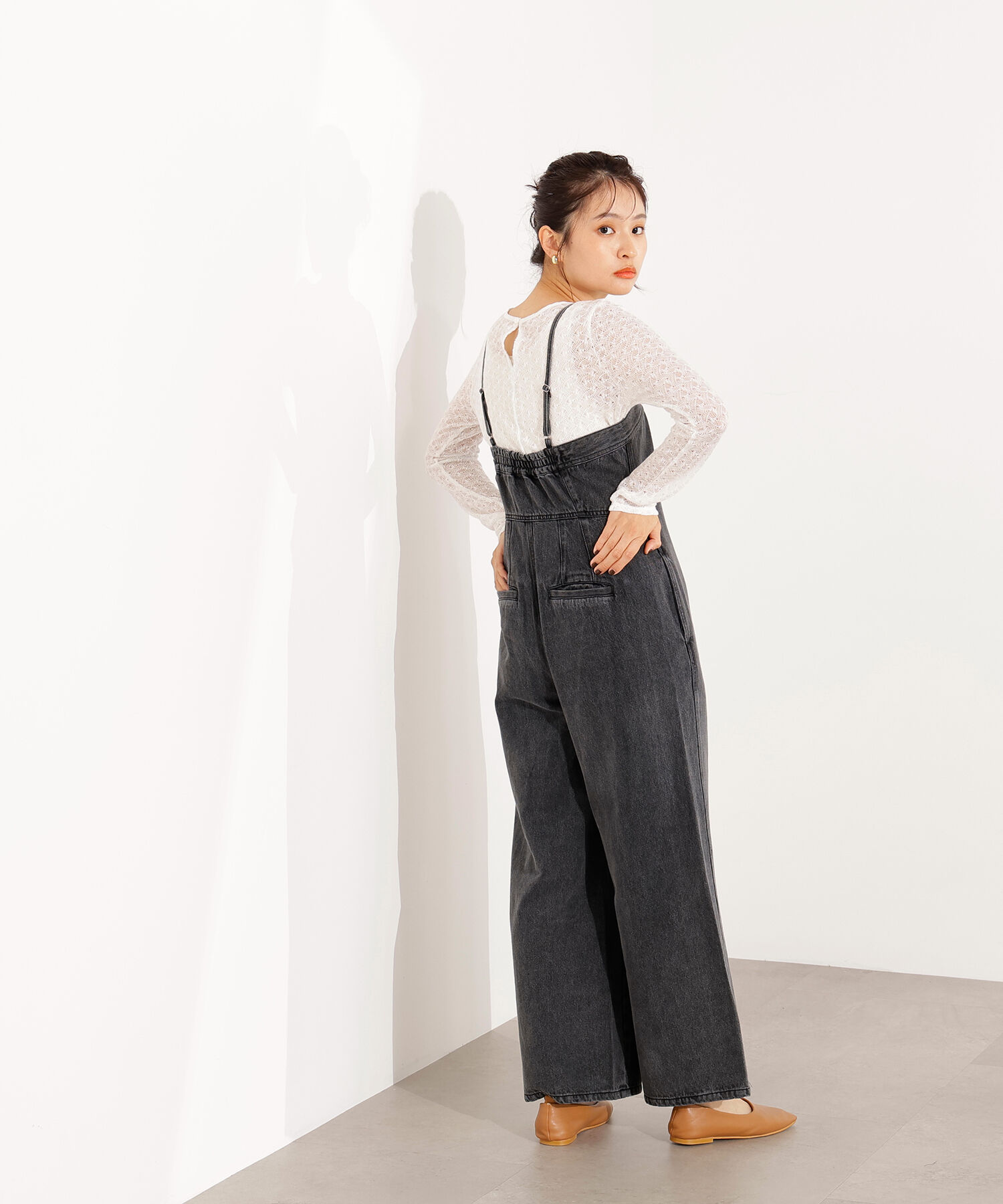  「クルーネックレースカットソー」|Tシャツ・カットソー|