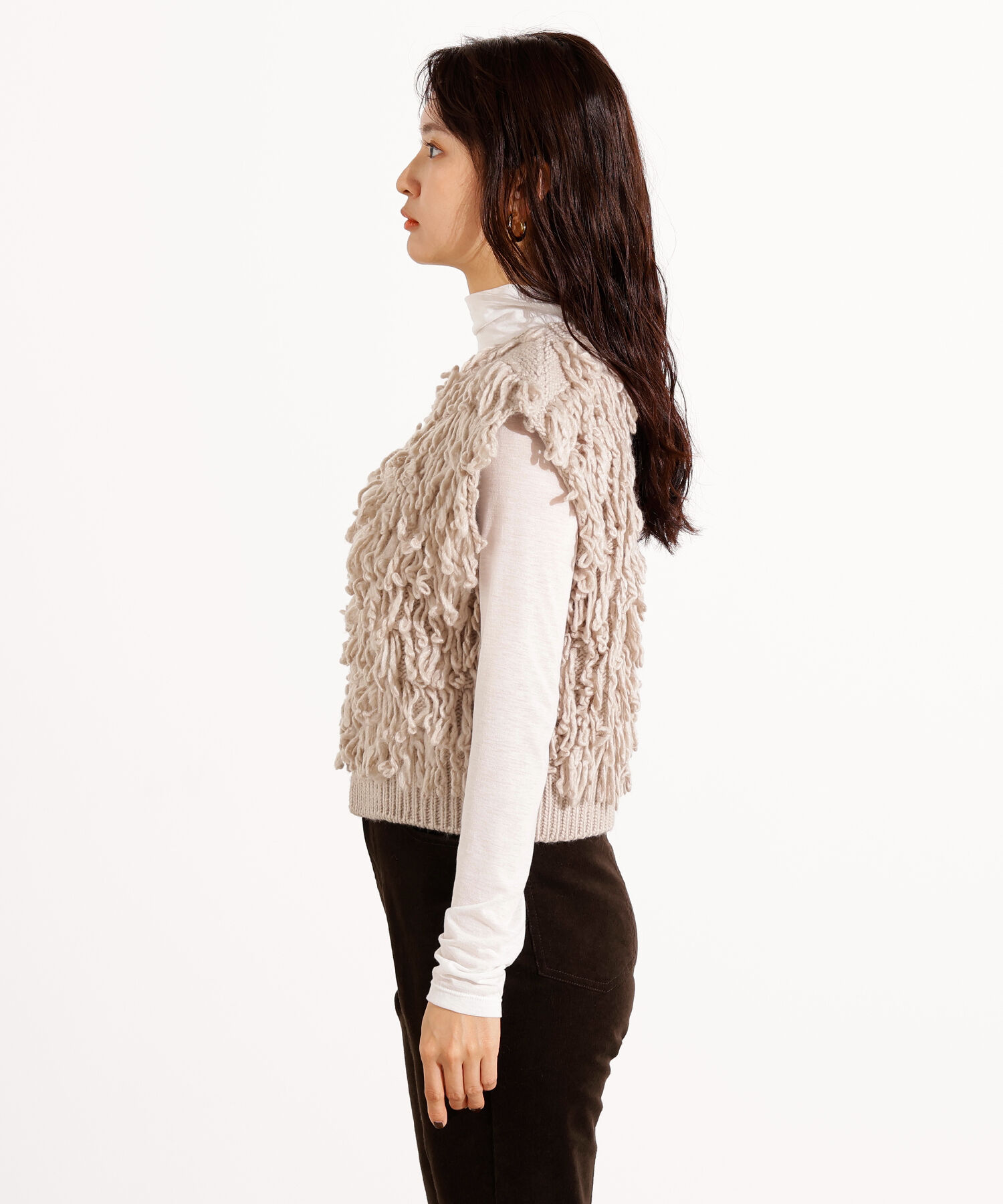  「ループニットベスト」|ニット・セーター|