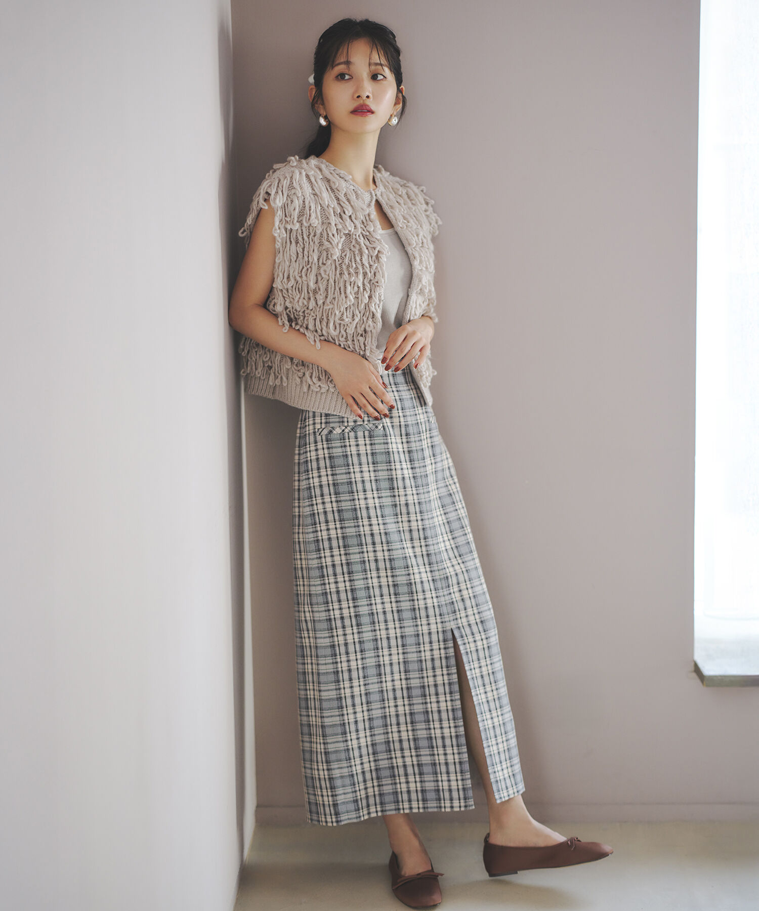  「ループニットベスト」|ニット・セーター|