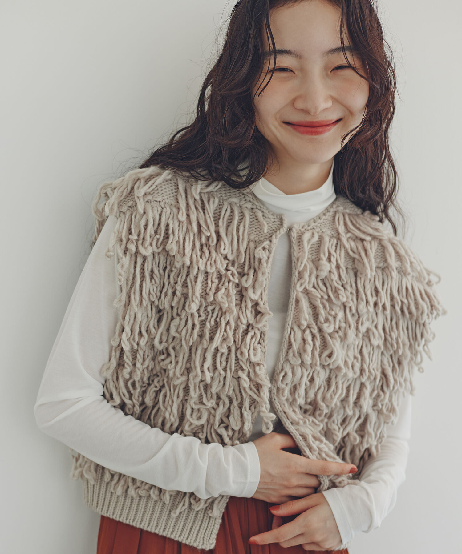  「ループニットベスト」|ニット・セーター|