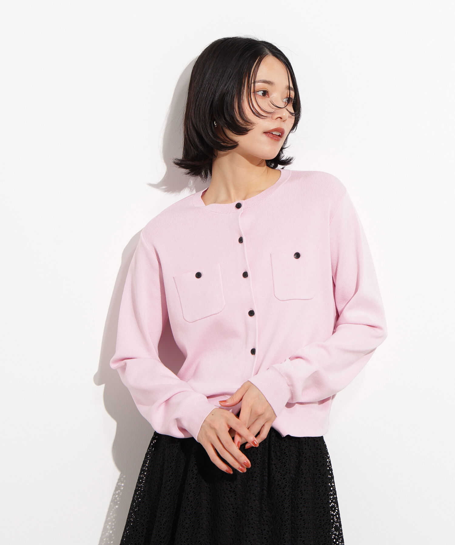  「ベーシックポケットカーディガン」|ニット・セーター|