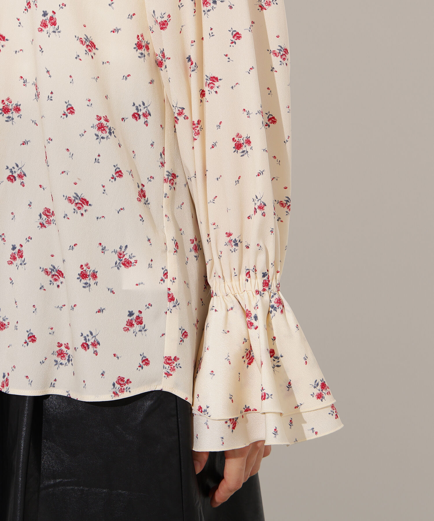  「プリントラッフルブラウス」|シャツ・ブラウス|