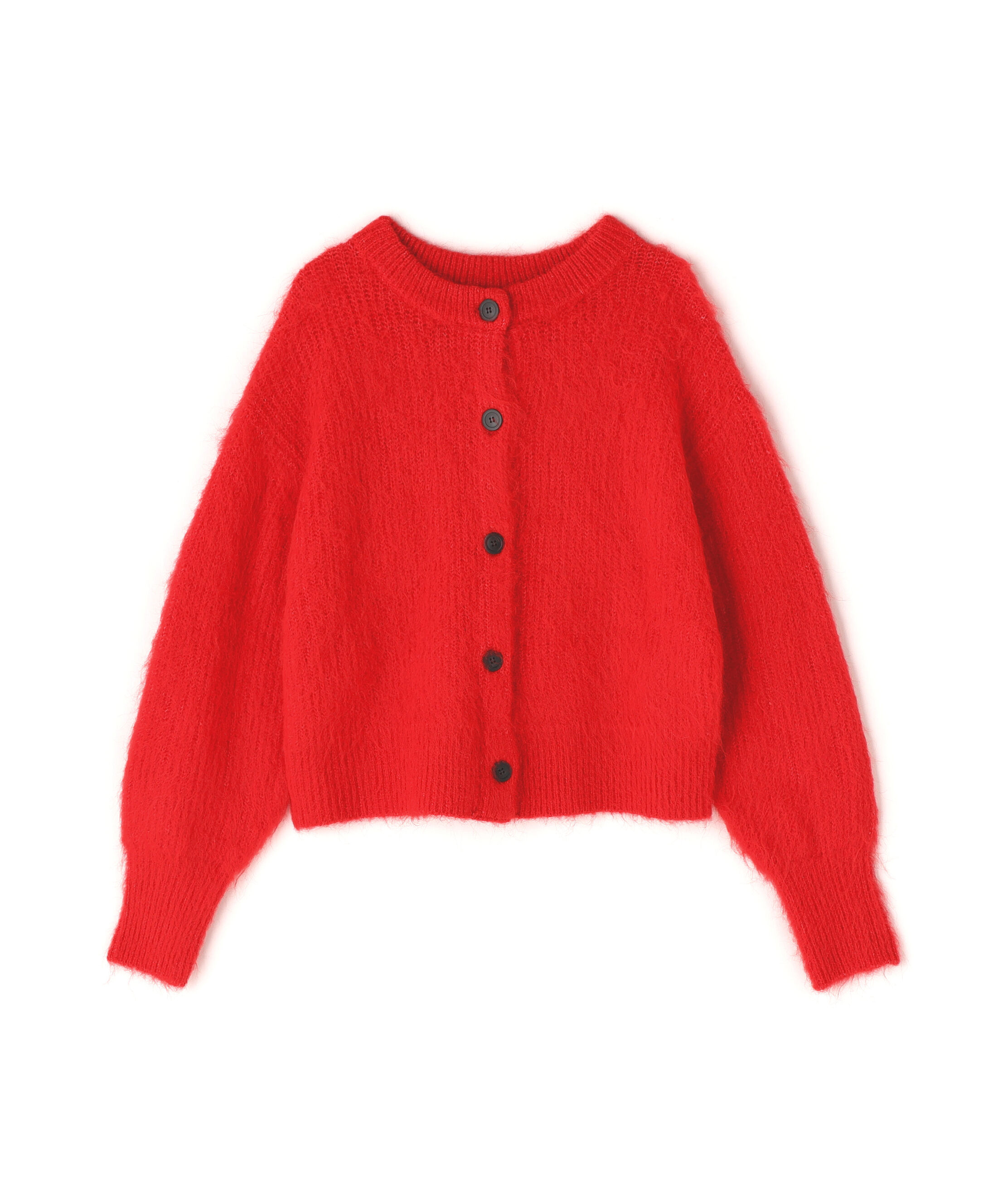  「クルーネックフェザーカーディガン」|ニット・セーター|