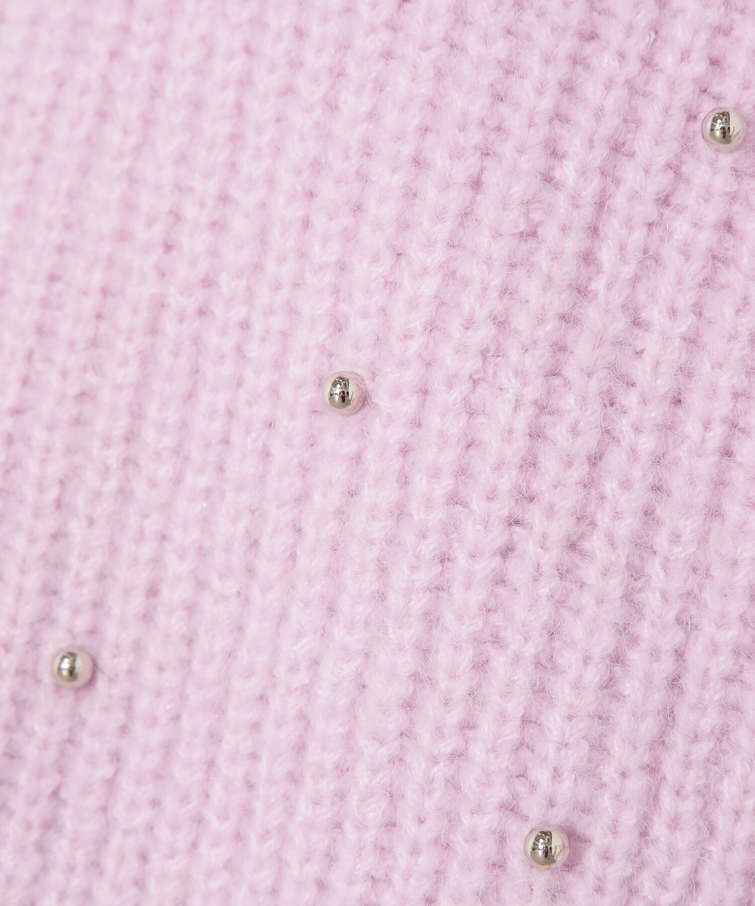  「スタッズ畦ニット」|ニット・セーター|