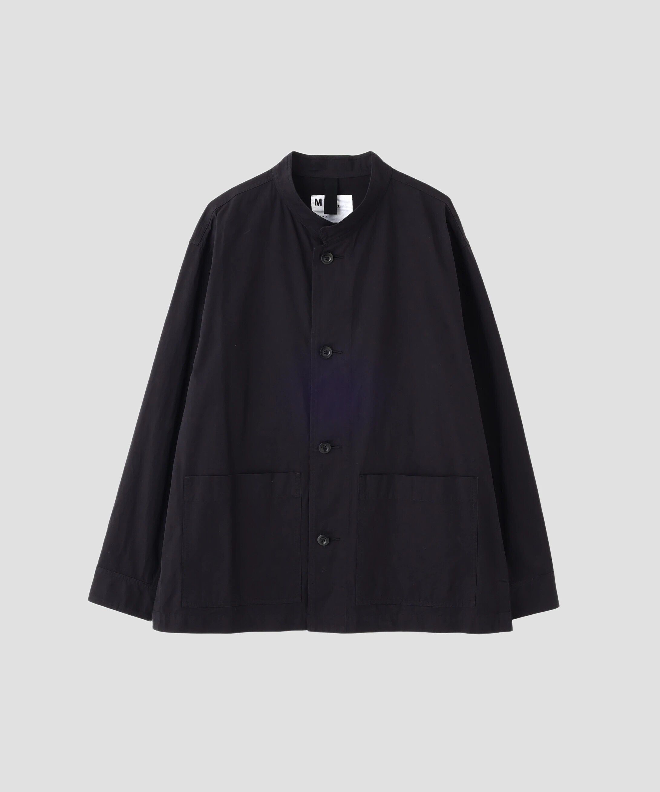 MHL.「YARN DYED COTTON TWILL BLOUSON」|ブルゾン・スタジャン|BLACK