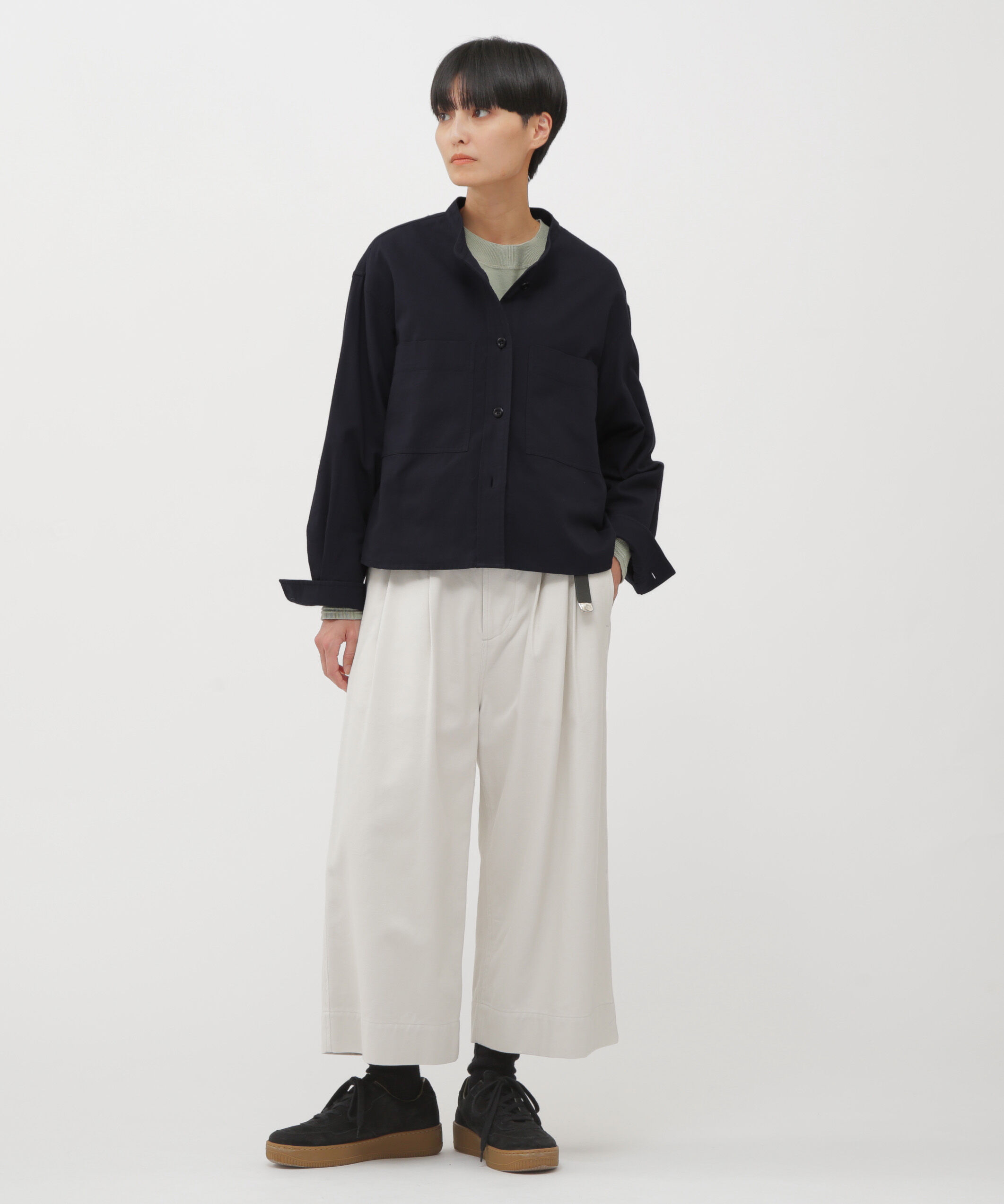 MHL.「FINE COTTON WOOL TWILL SHIRT」|シャツ・ブラウス|