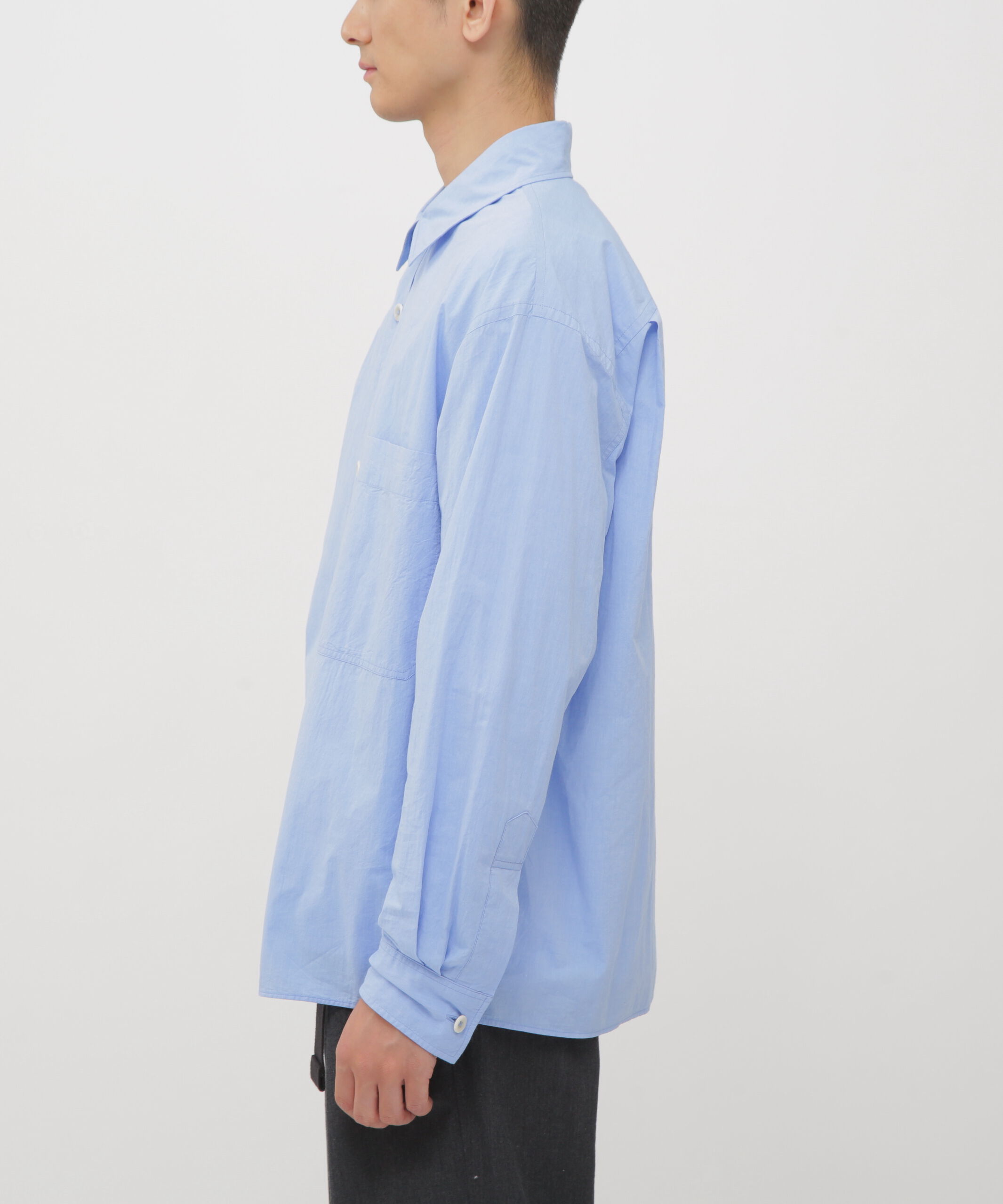 MHL.「BRUSHED COTTON CHAMBRAY SHIRT」|シャツ・ブラウス|
