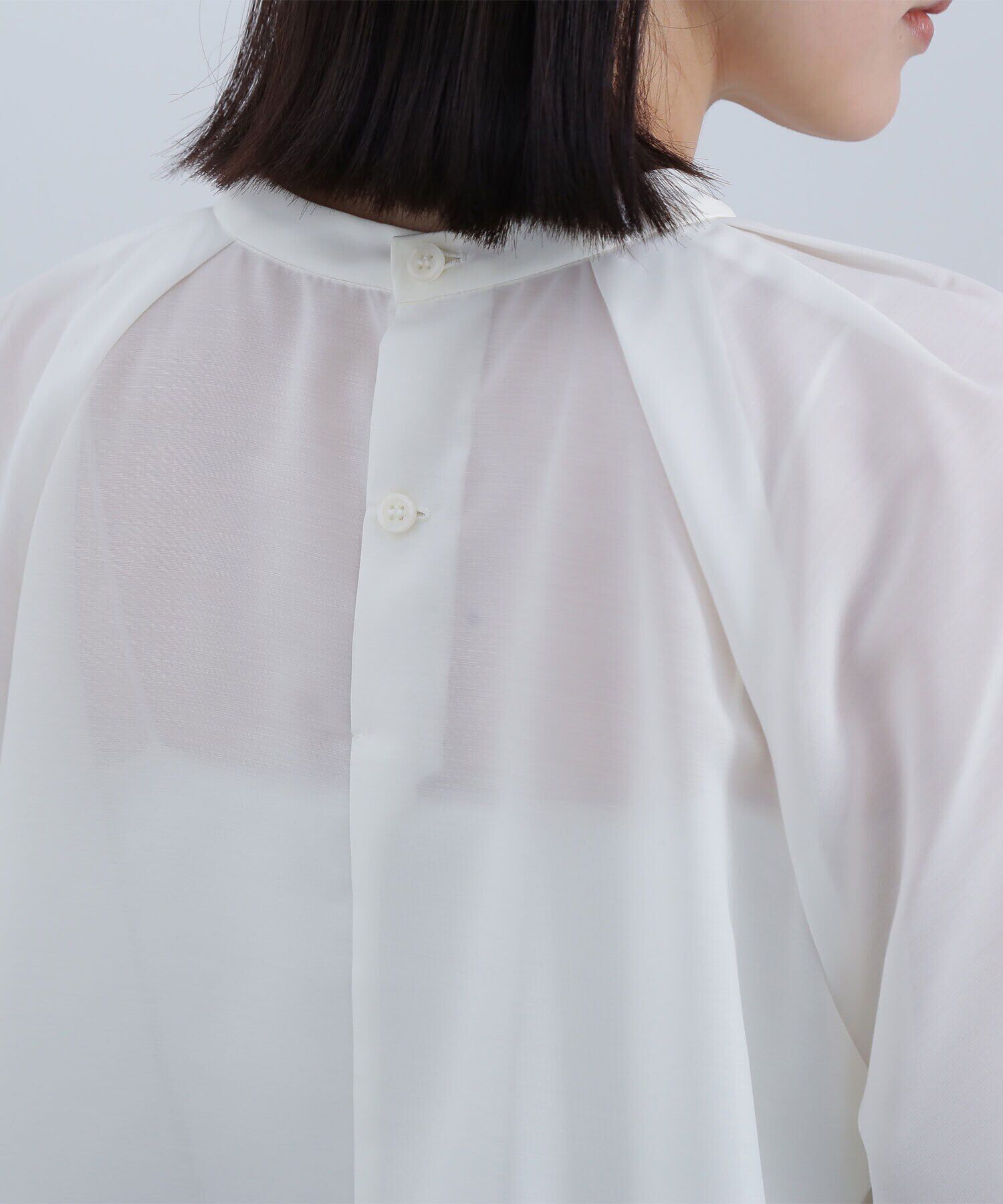  「シアータックスリーブブラウス」|シャツ・ブラウス|