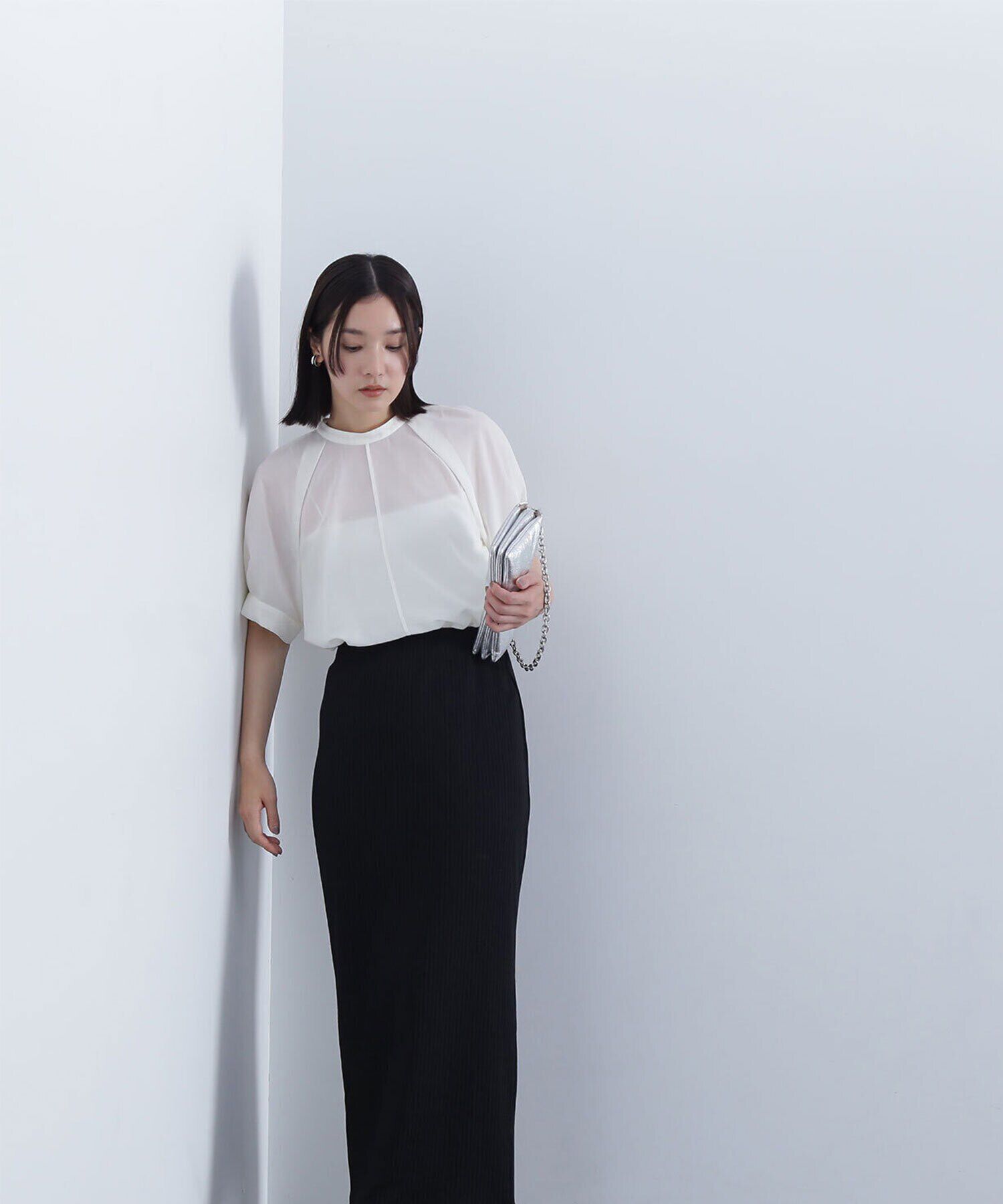  「シアータックスリーブブラウス」|シャツ・ブラウス|