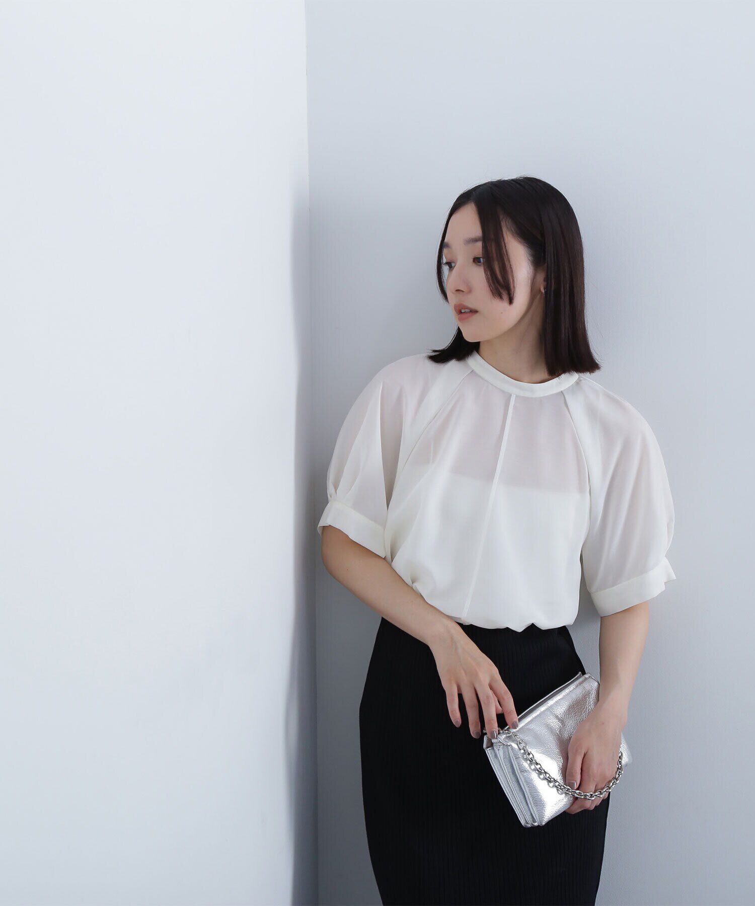  「シアータックスリーブブラウス」|シャツ・ブラウス|