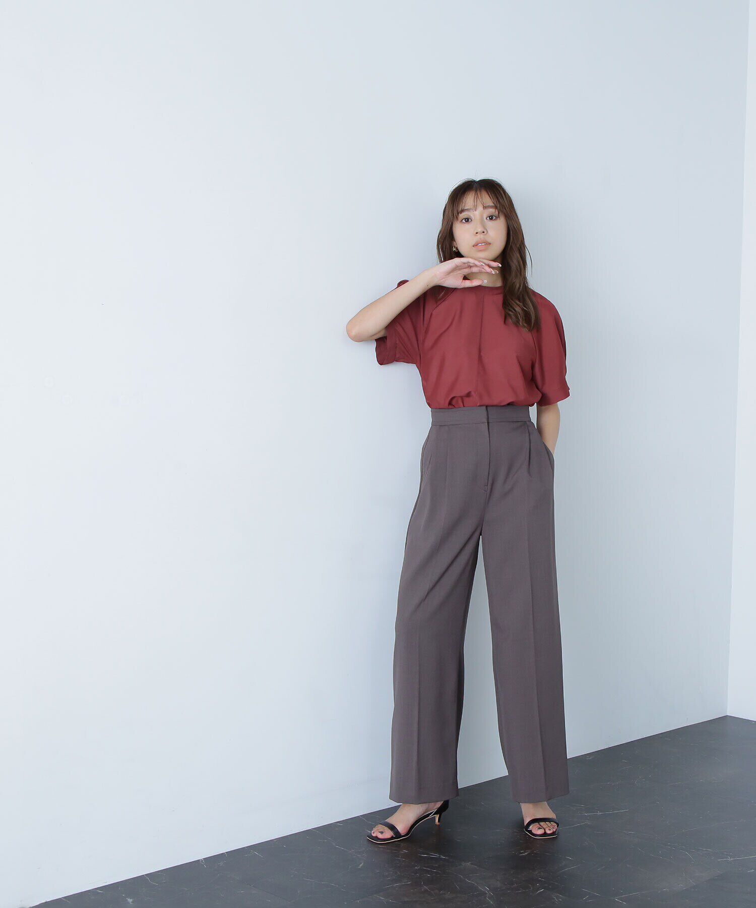  「シアータックスリーブブラウス」|シャツ・ブラウス|