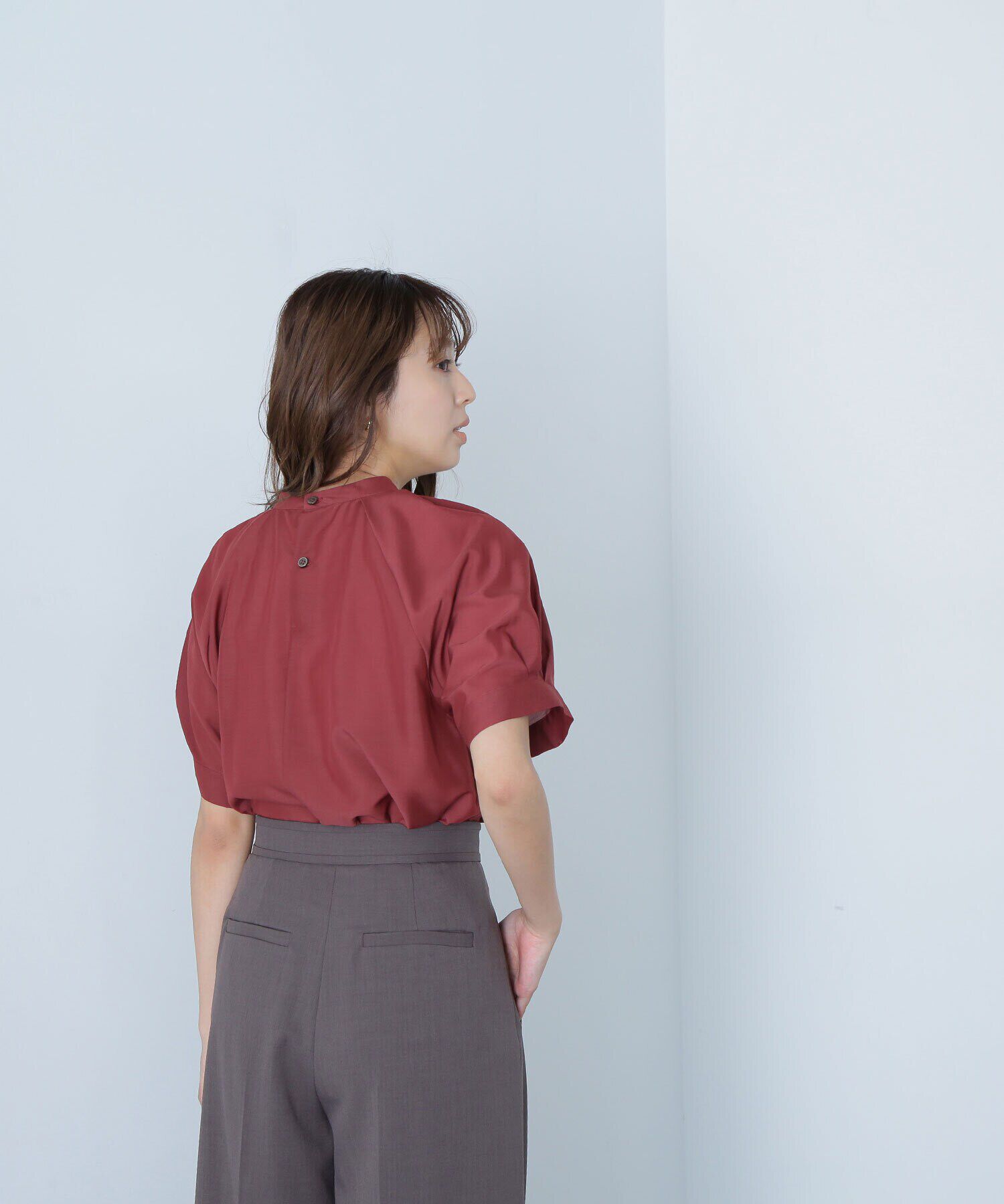  「シアータックスリーブブラウス」|シャツ・ブラウス|