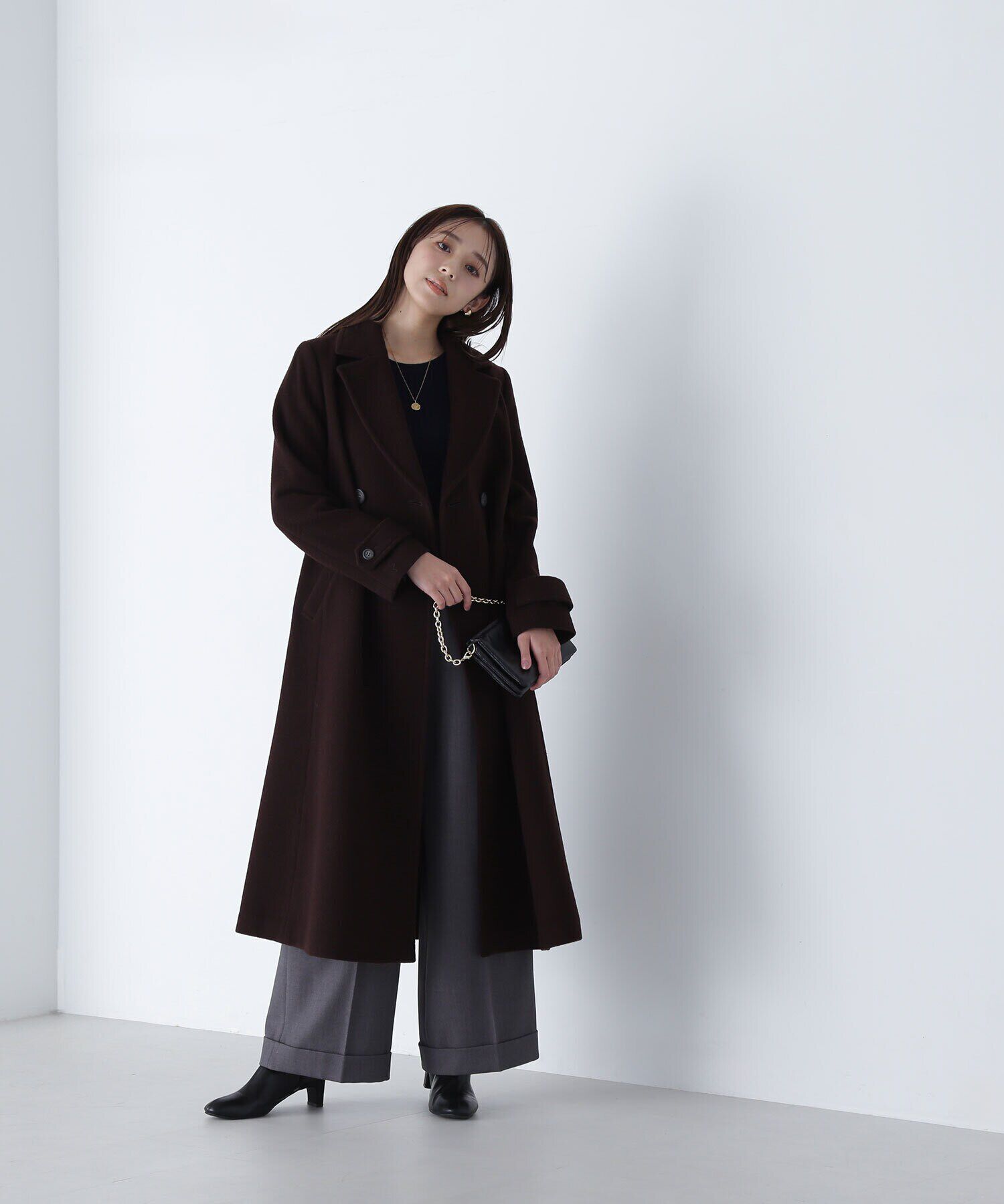  「ロールアップヘムワイドパンツ」|その他|