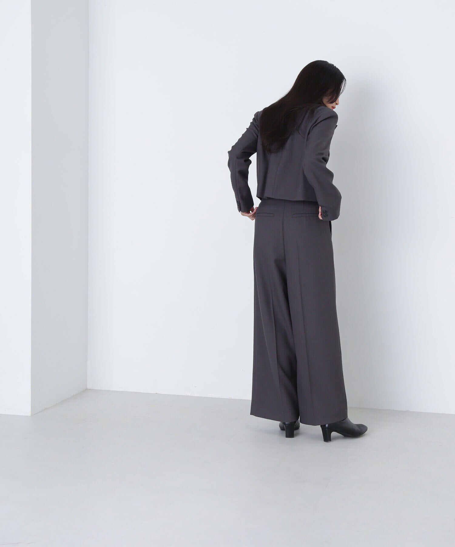  「＜リラクシーセットアップシリーズ＞ベルテッドワイドパンツ」|その他|