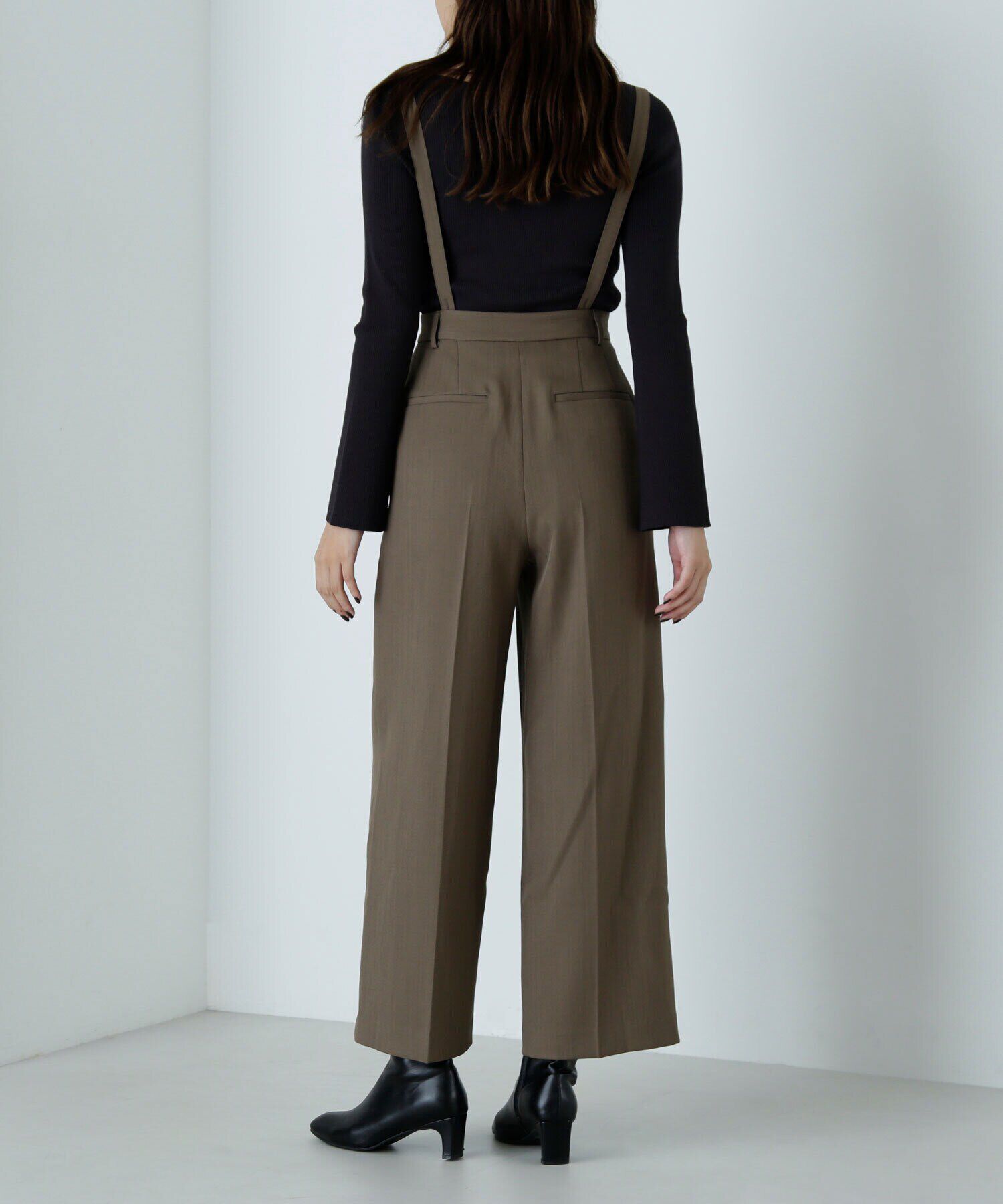  「サス付フロントジップワイドパンツ」|その他|