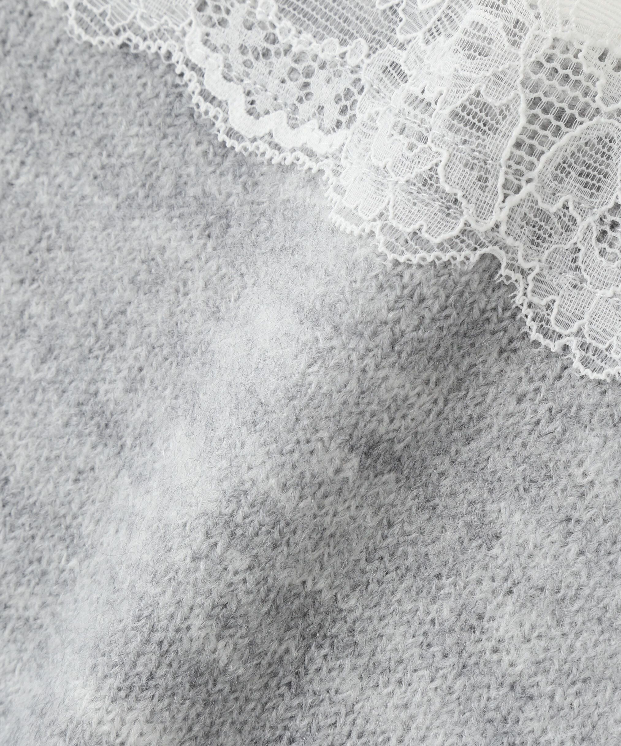  「レーストリミングニット　24AW」|ニット・セーター|