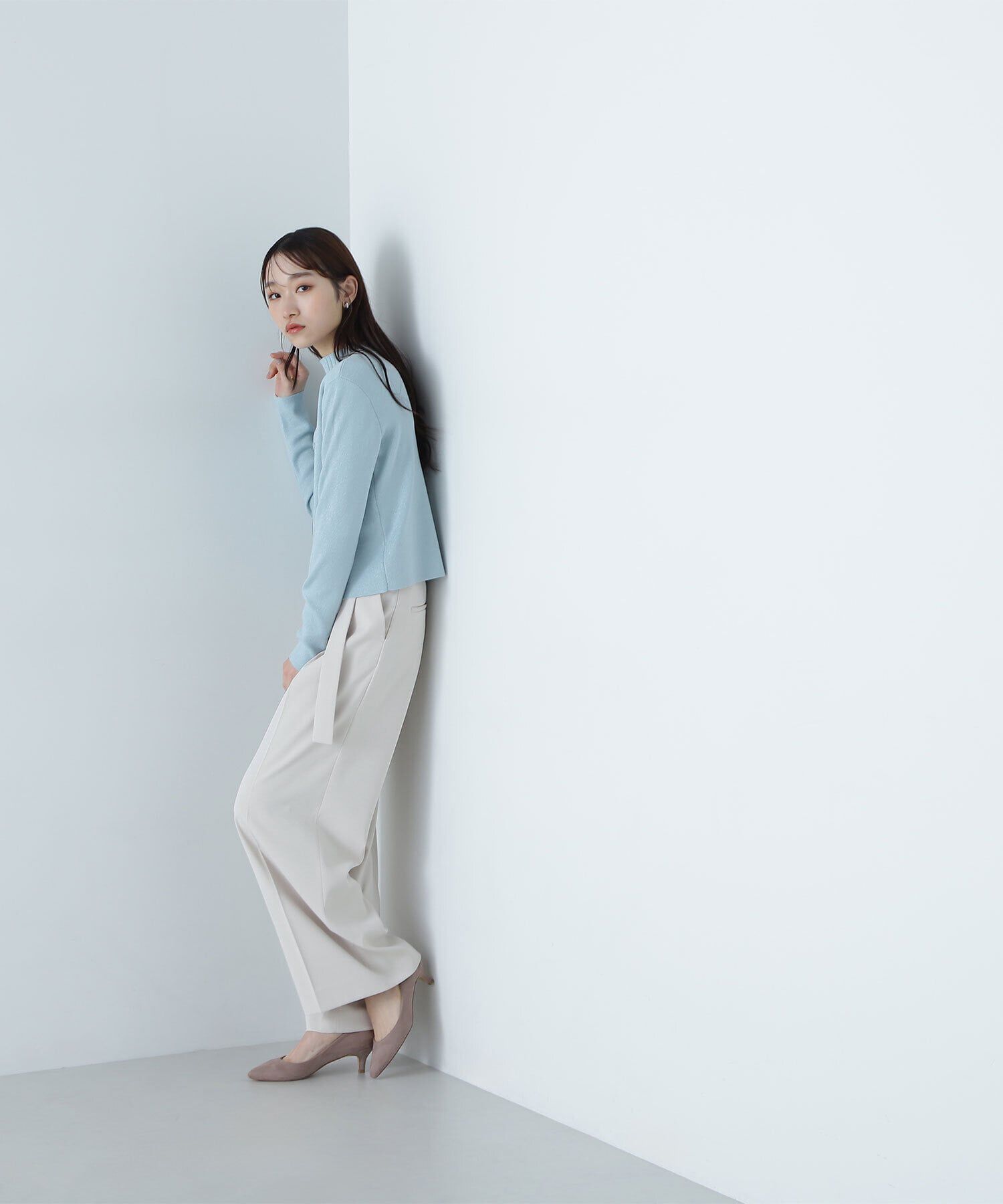  「ハイウエストベルテッドパンツ」|その他|