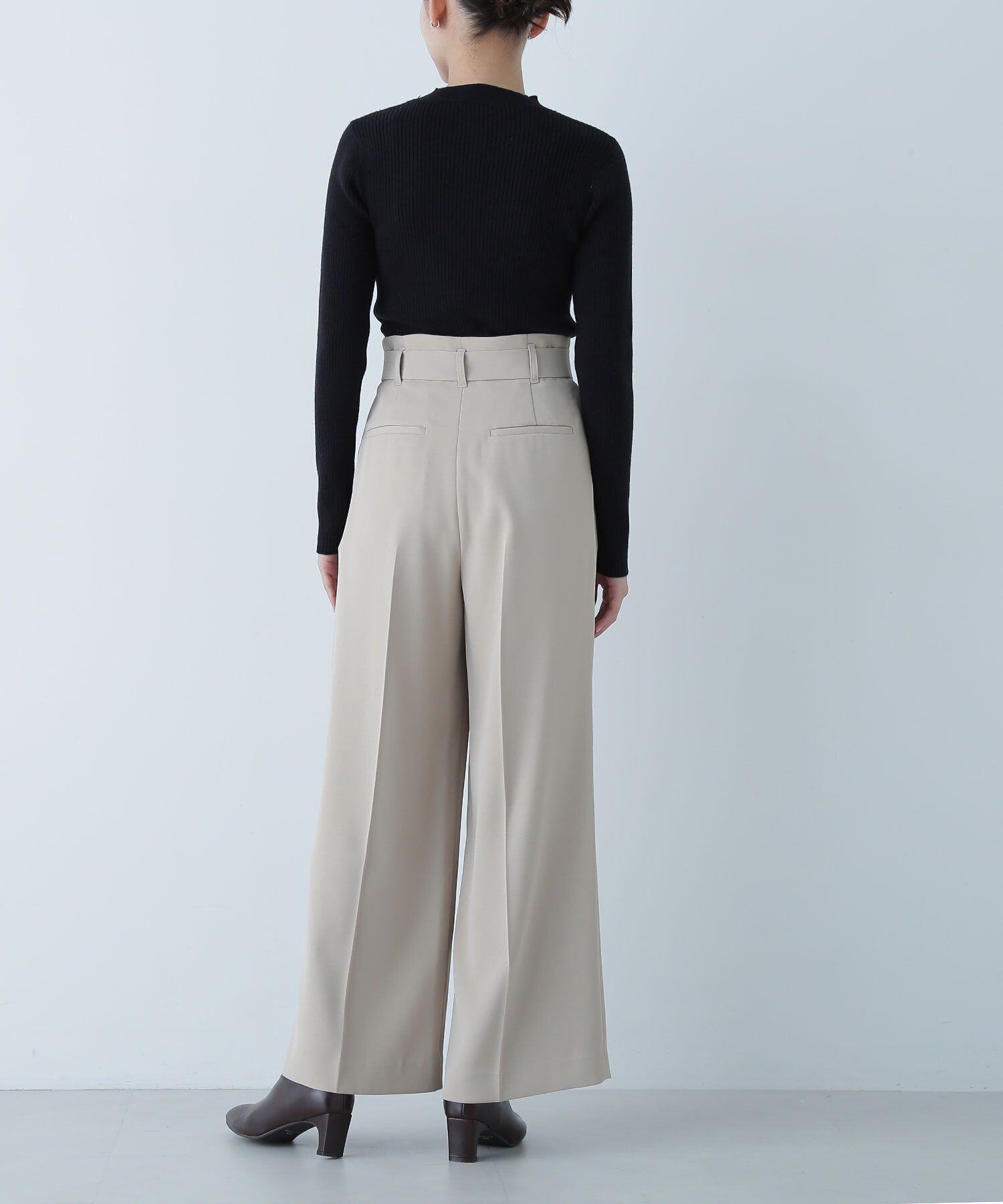 「ハイウエストベルテッドパンツ」|その他|