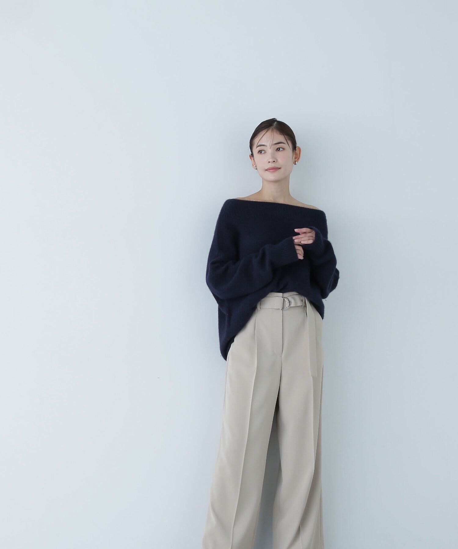  「ハイウエストベルテッドパンツ」|その他|