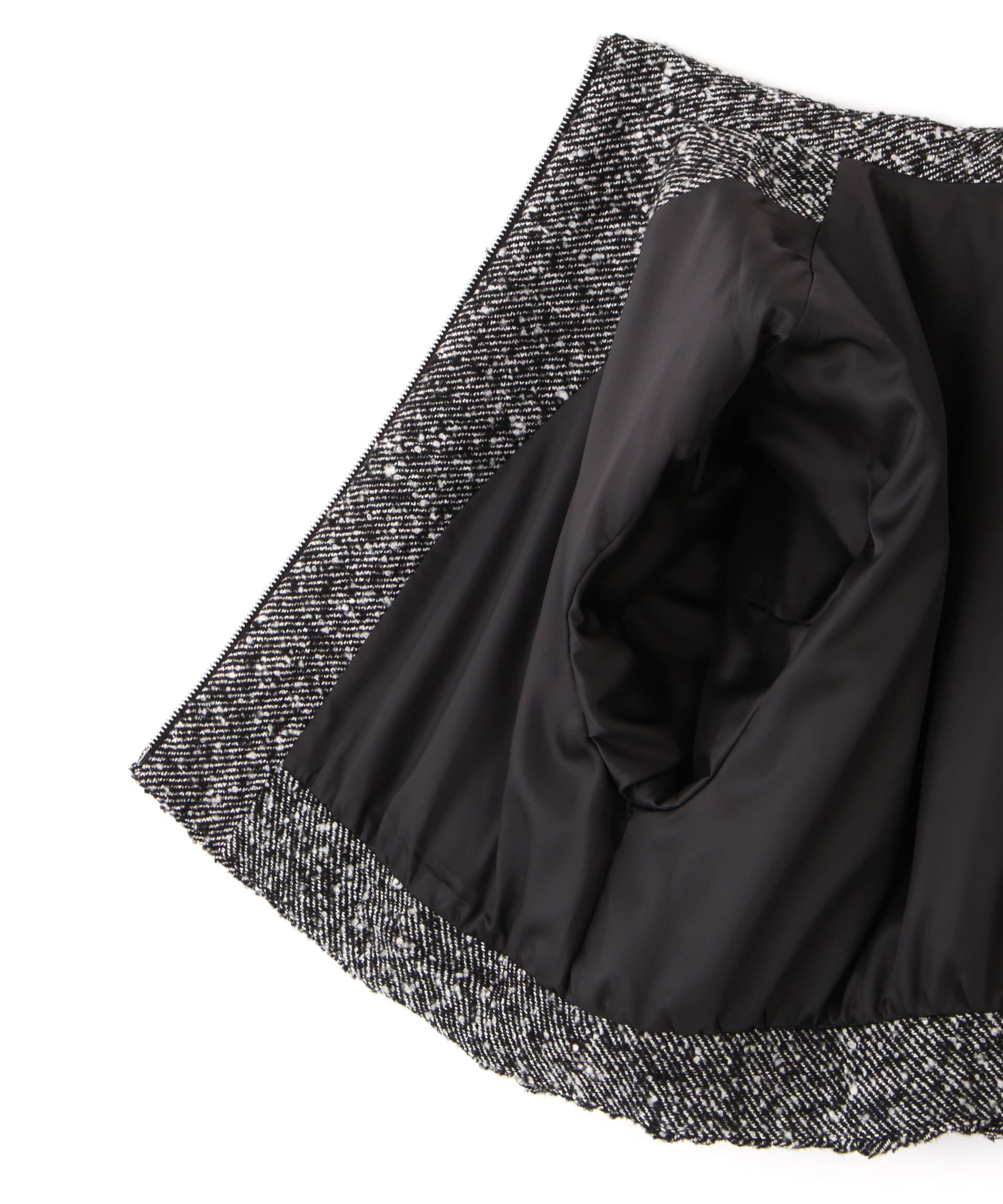  「スタンドネックツイードブルゾン」|ブルゾン・スタジャン|