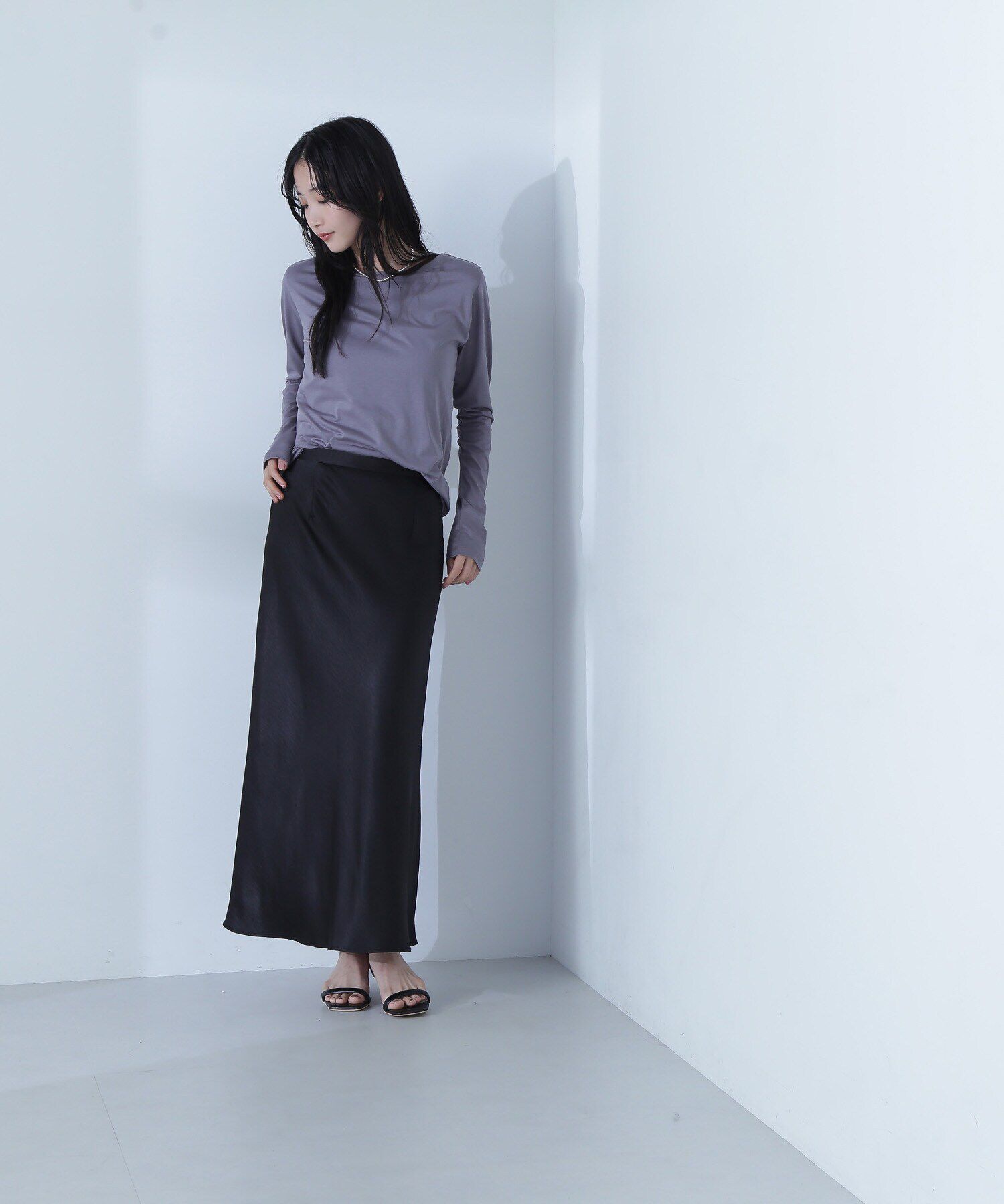  「ボートネックシアーカットソー」|Tシャツ・カットソー|