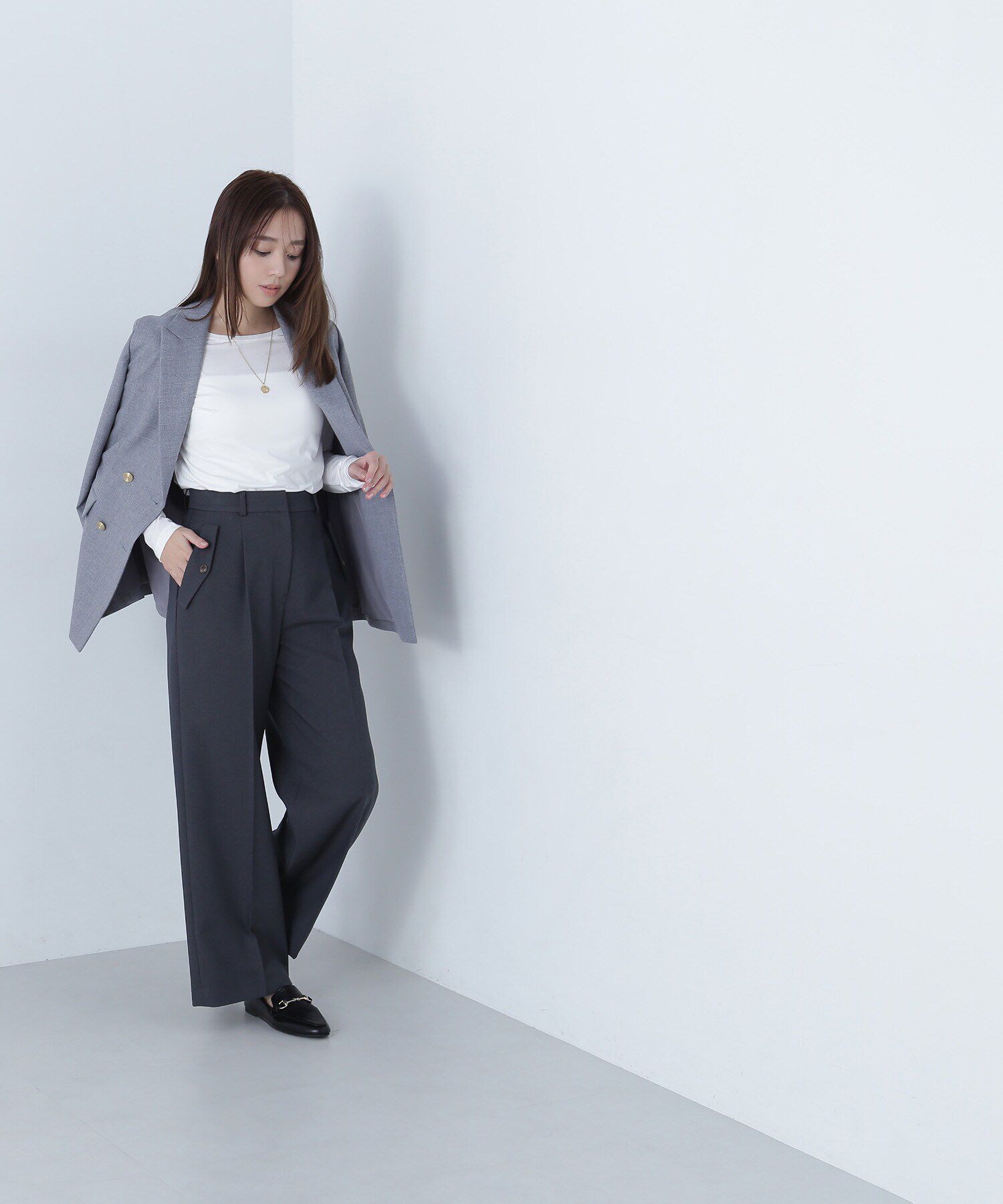  「ボートネックシアーカットソー」|Tシャツ・カットソー|