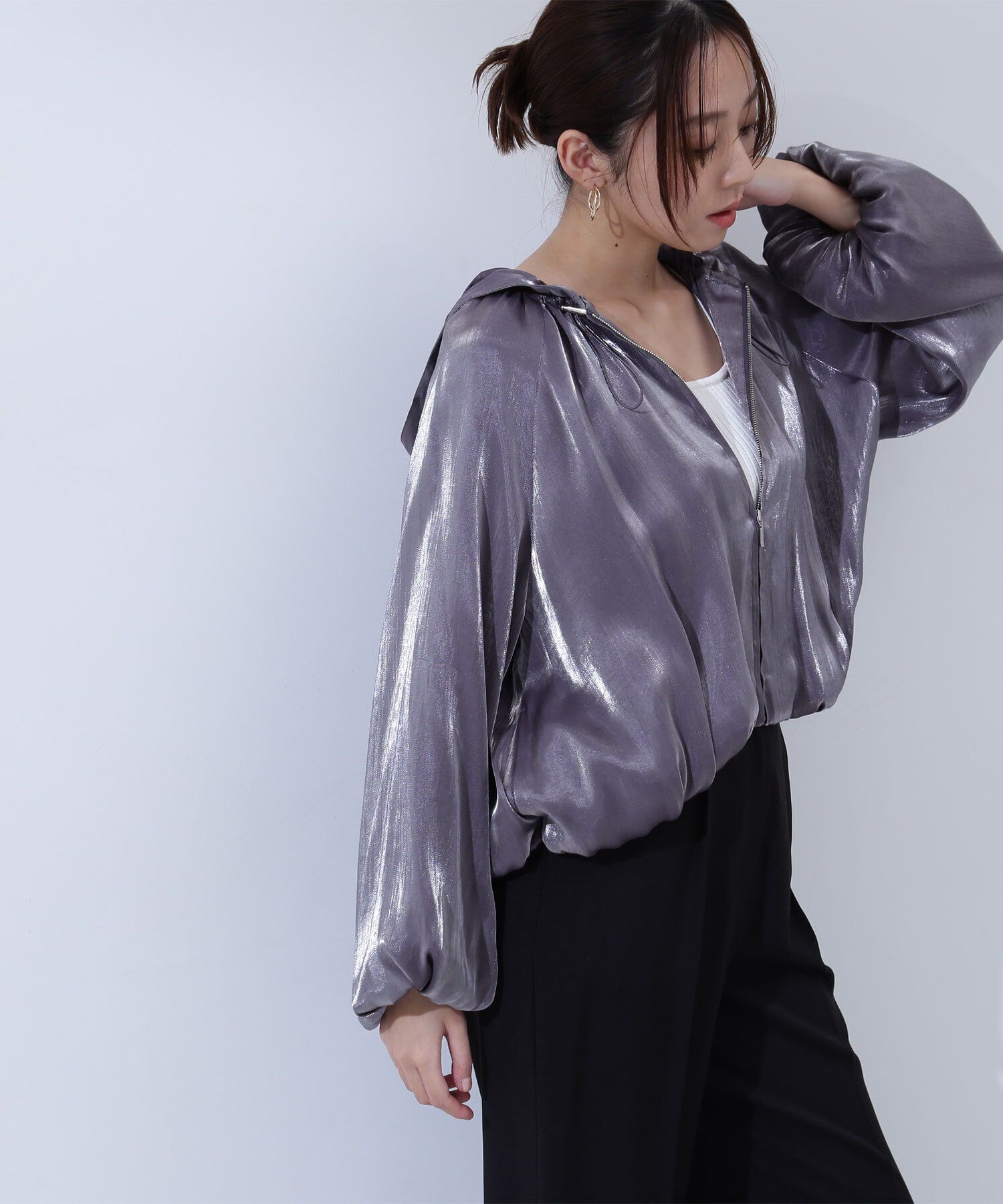  「グロッシーバルーンブルゾン」|ブルゾン・スタジャン|