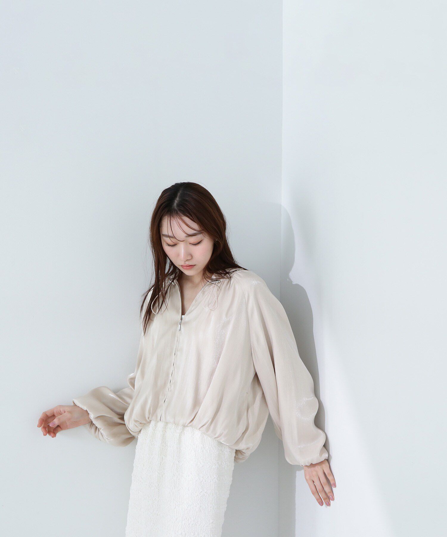  「グロッシーバルーンブルゾン」|ブルゾン・スタジャン|