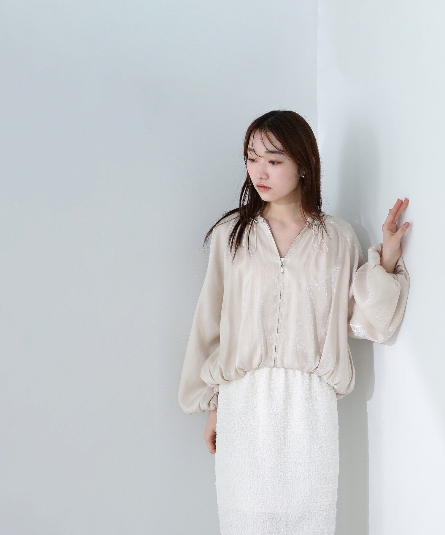  「グロッシーバルーンブルゾン」|ブルゾン・スタジャン|