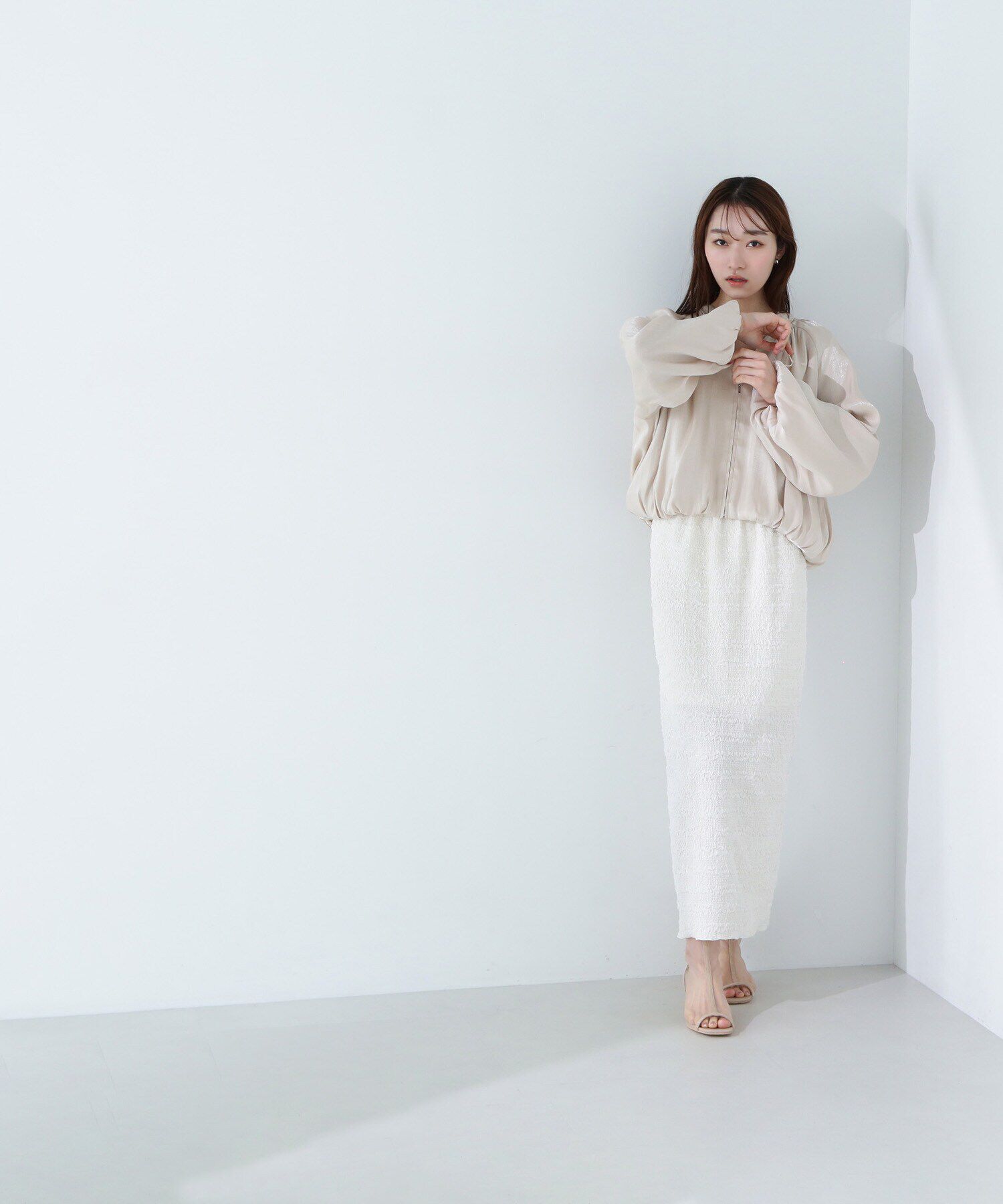  「グロッシーバルーンブルゾン」|ブルゾン・スタジャン|