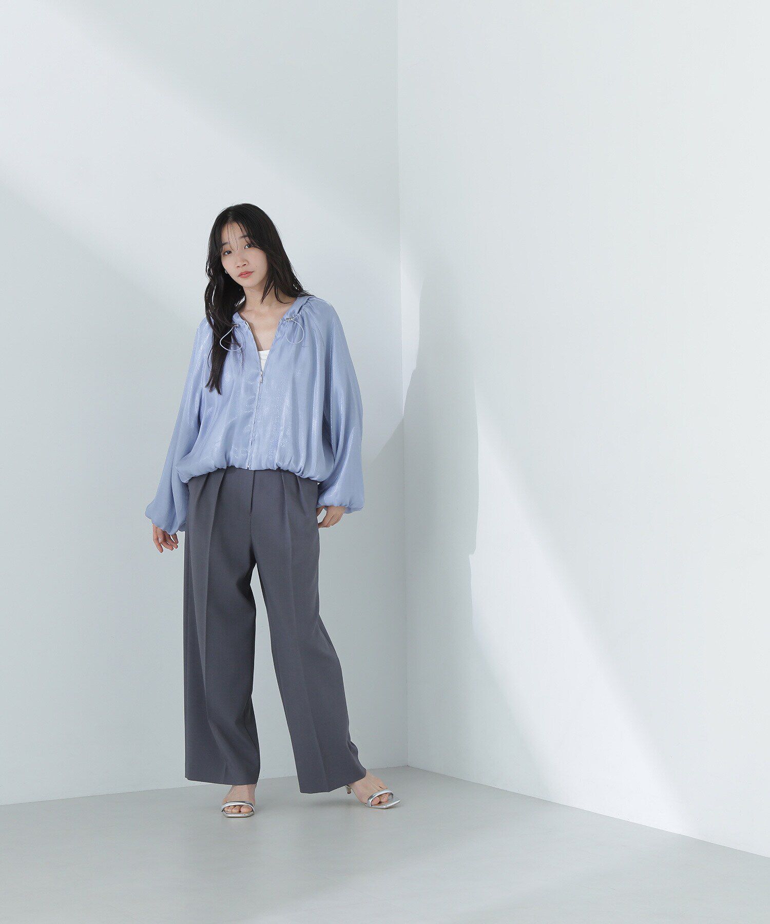  「グロッシーバルーンブルゾン」|ブルゾン・スタジャン|