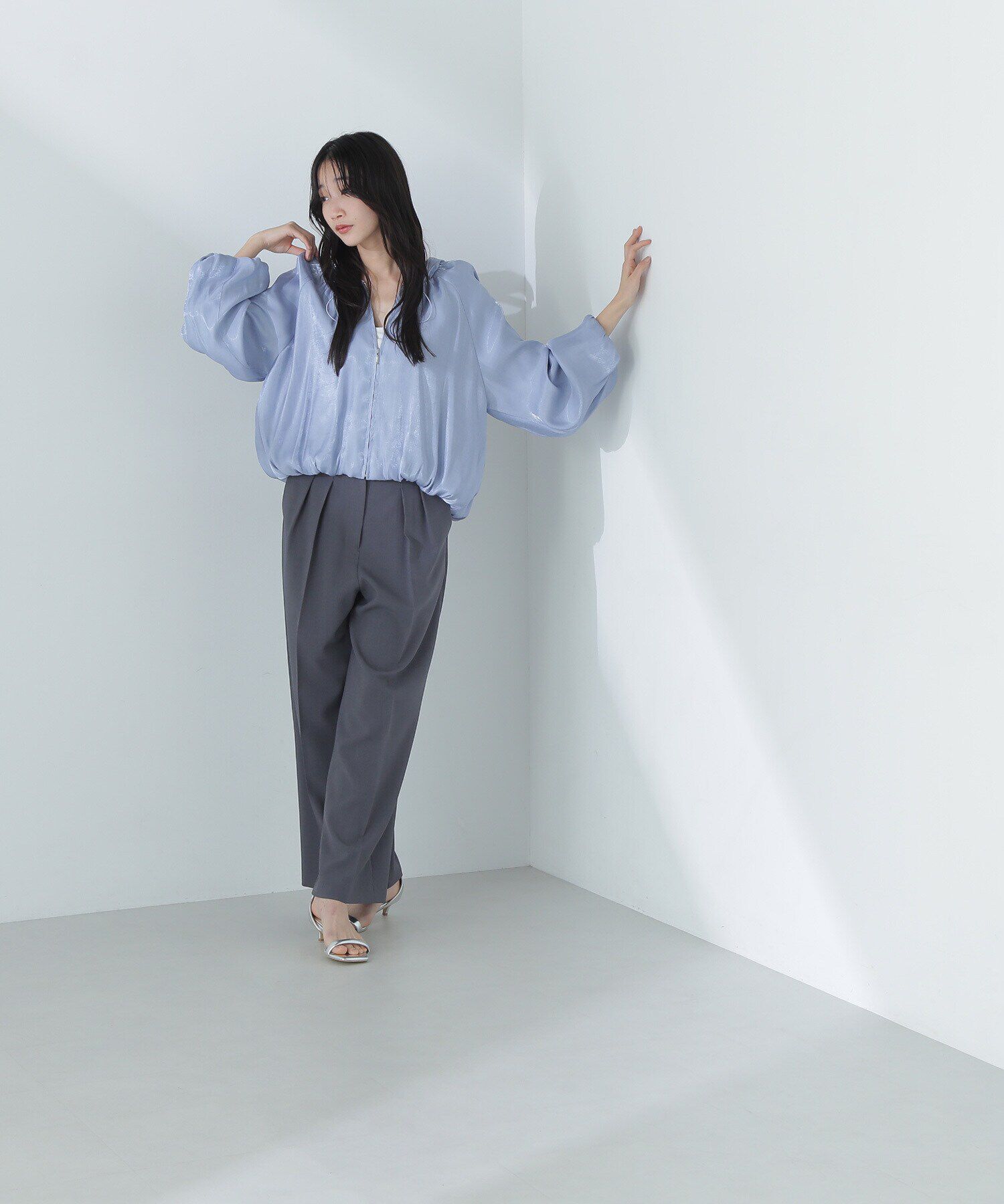  「グロッシーバルーンブルゾン」|ブルゾン・スタジャン|