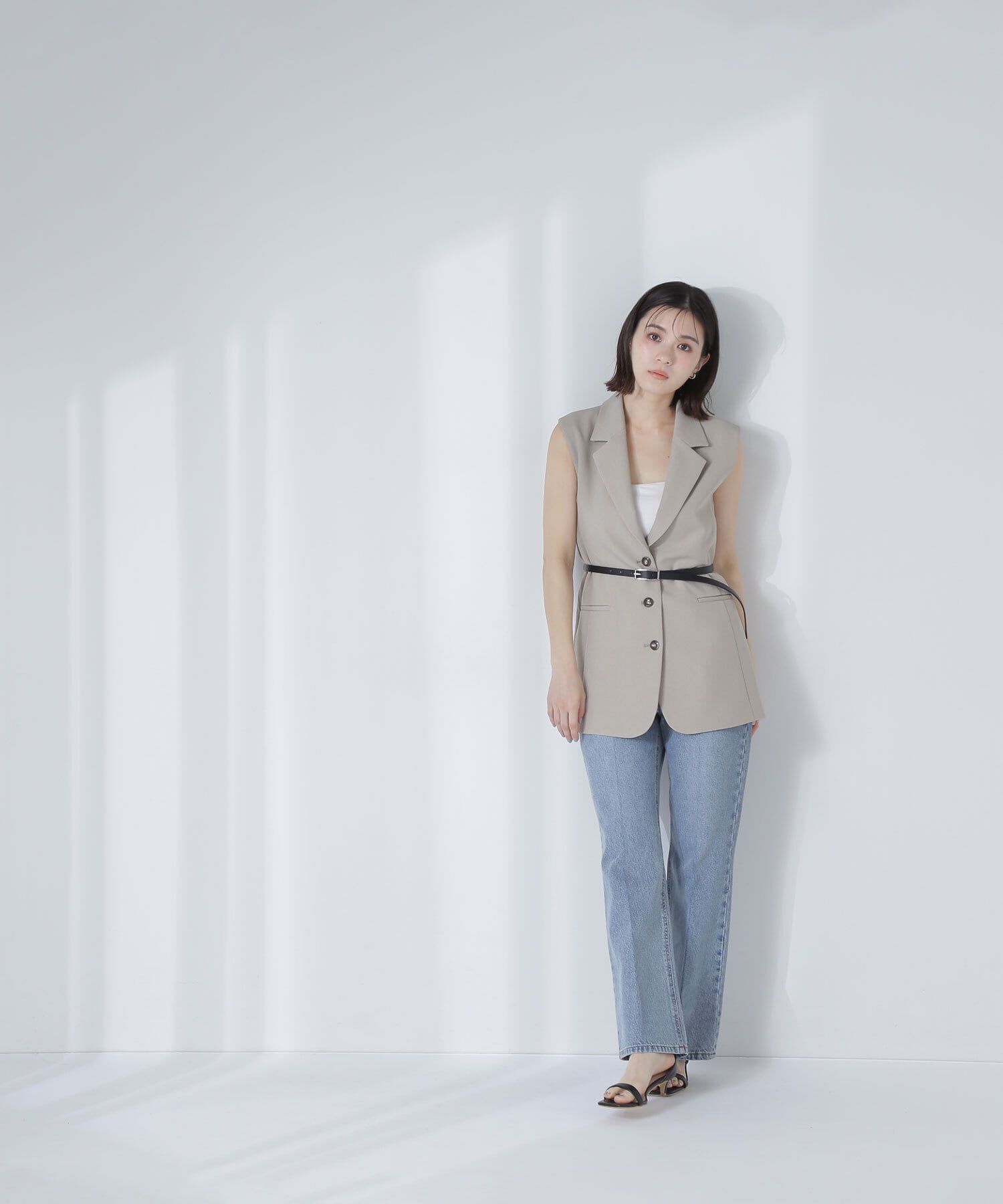  「テーラードベルテッドジレ」|ブルゾン・スタジャン|