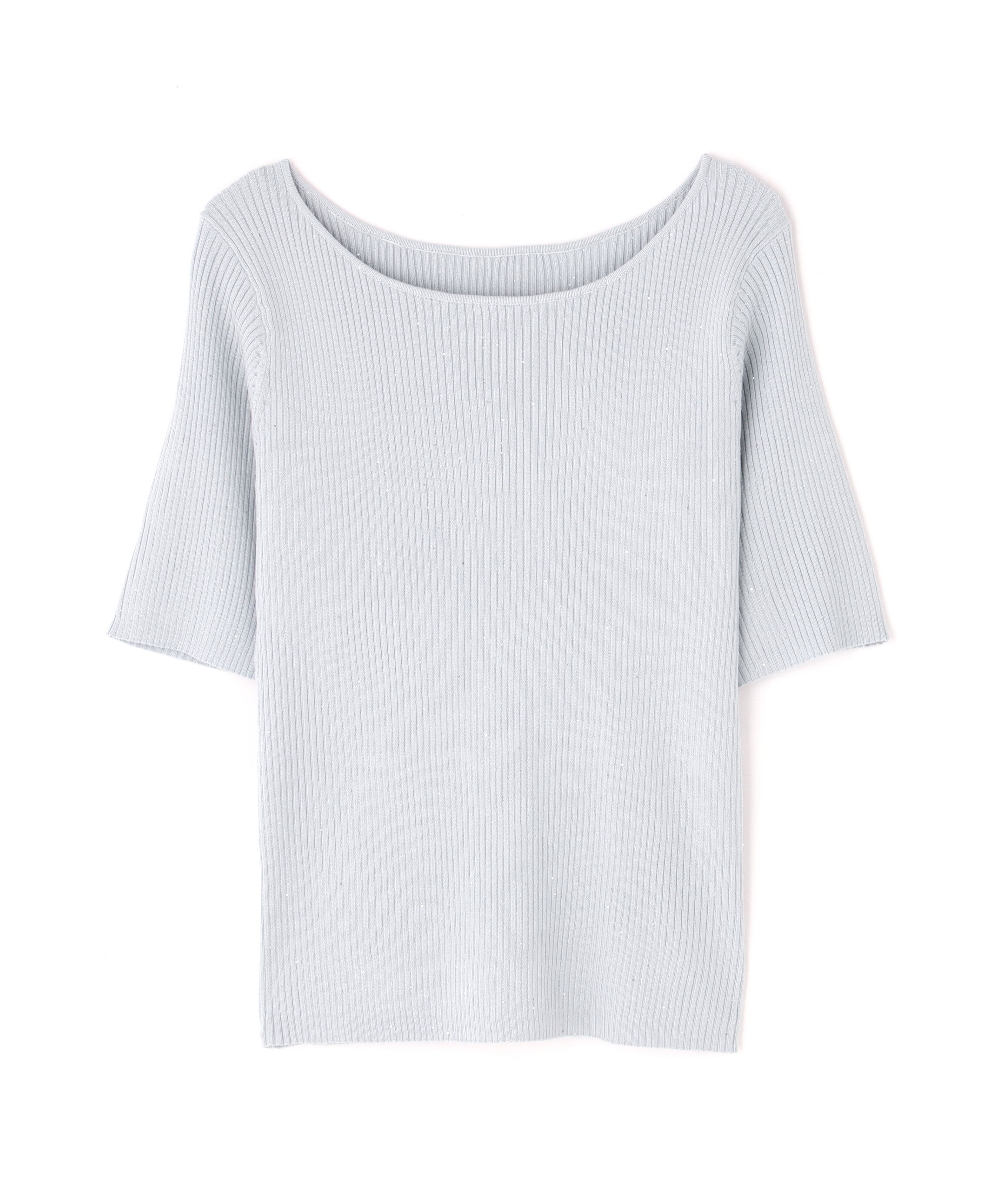  「スパンコールリブニット」|ニット・セーター|